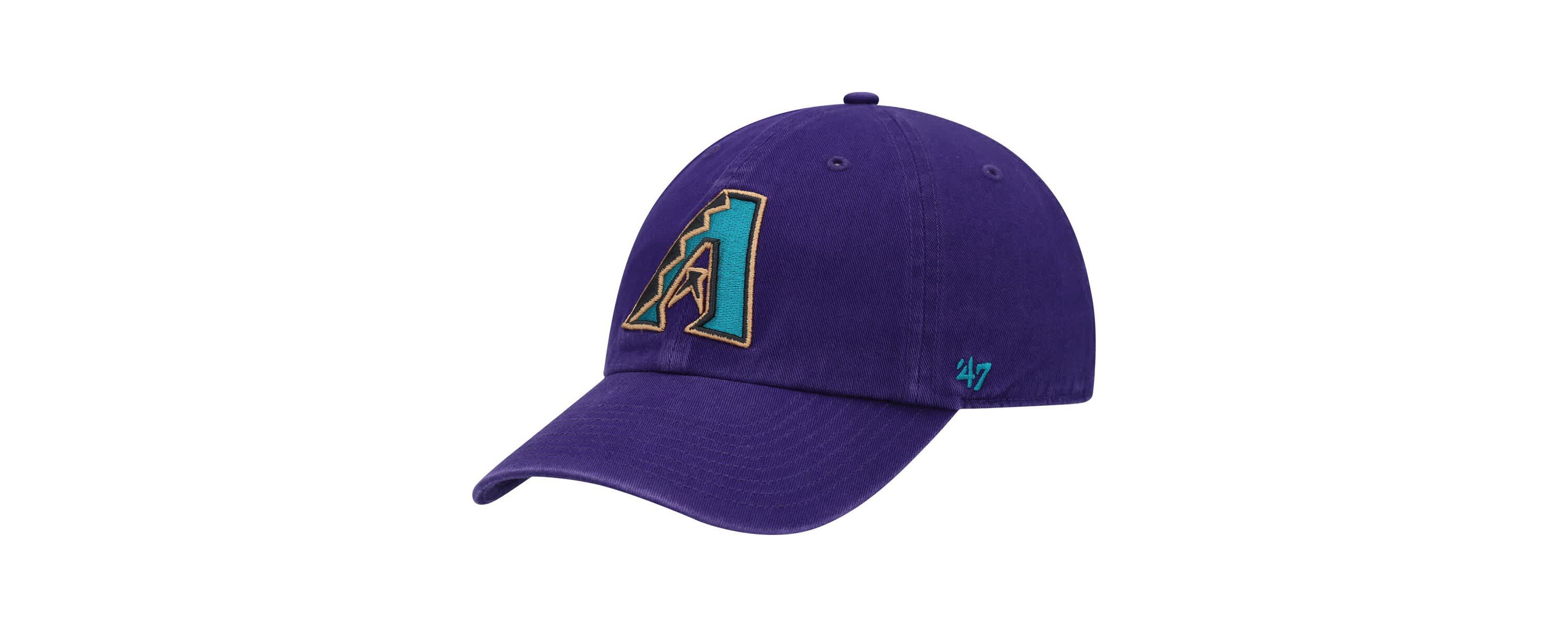 MLB Arizona Diamondbacks Logo Cooperstown Collection Clean Up Adjustable Hat
