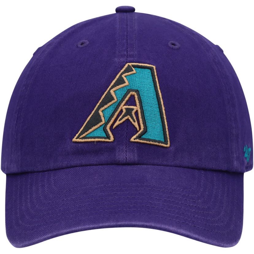 MLB Arizona Diamondbacks Logo Cooperstown Collection Clean Up Adjustable Hat