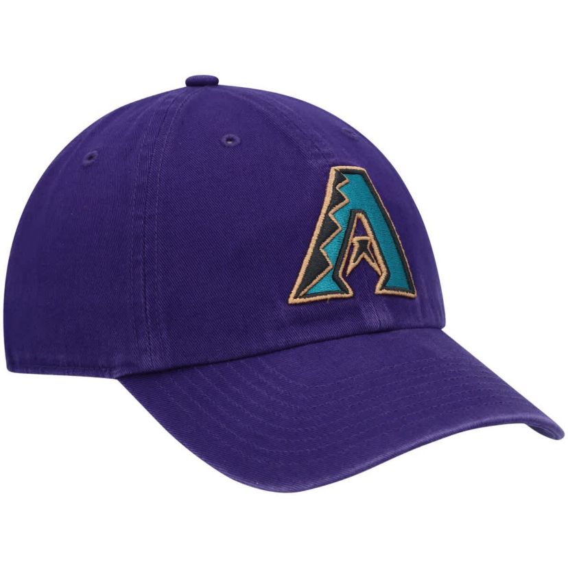 MLB Arizona Diamondbacks Logo Cooperstown Collection Clean Up Adjustable Hat