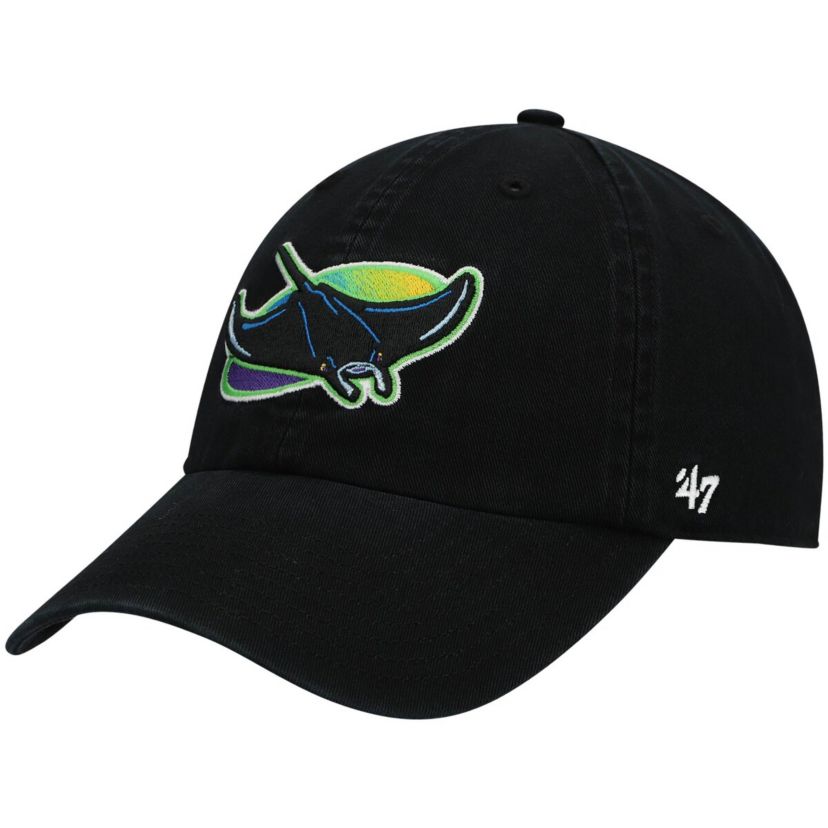 MLB Tampa Bay Rays 2000 Logo Cooperstown Collection Clean Up Adjustable Hat