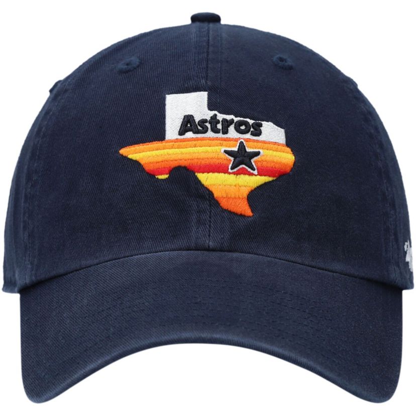 MLB Houston Astros 1984 Logo Cooperstown Collection Clean Up Adjustable Hat