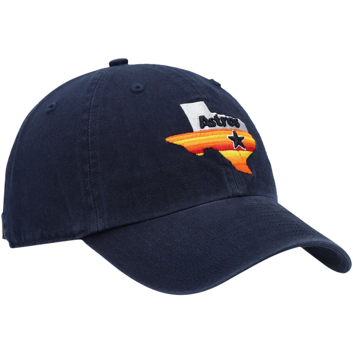 MLB Houston Astros 1984 Logo Cooperstown Collection Clean Up Adjustable Hat