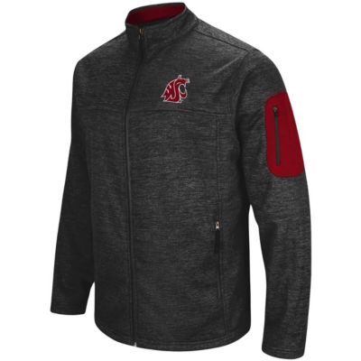 NCAA Heathered Washington State Cougars Anchor Full-Zip Jacket