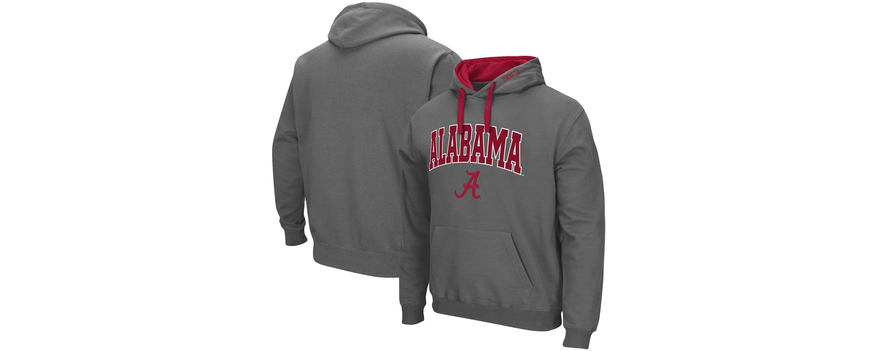 Alabama Crimson Tide NCAA Alabama Tide Big & Tall Arch & Logo 2.0 Pullover Hoodie