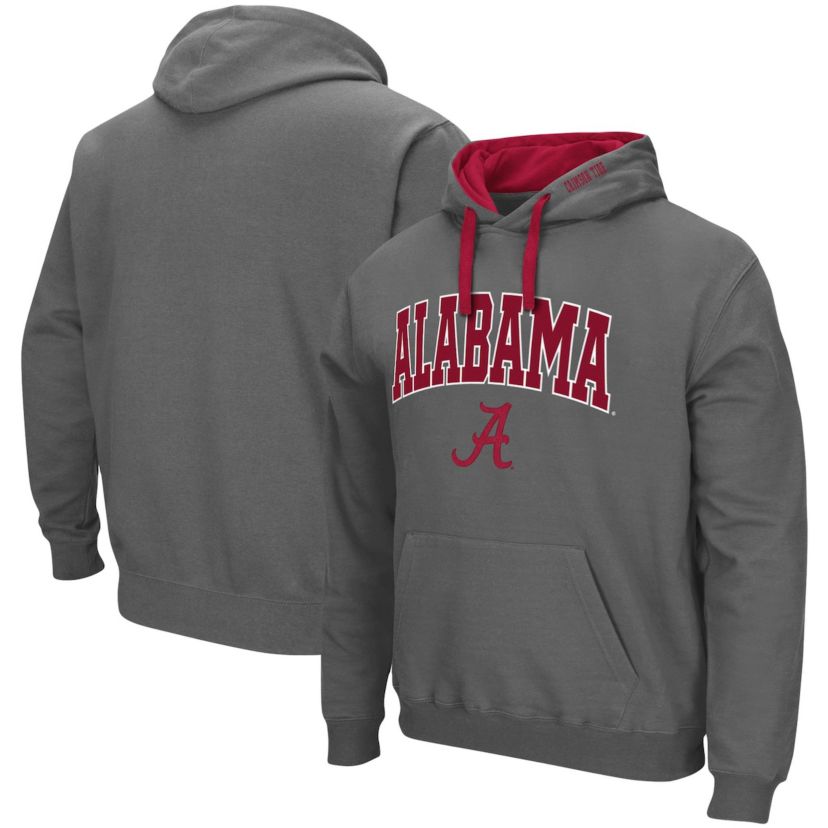 Alabama Crimson Tide NCAA Alabama Tide Big & Tall Arch & Logo 2.0 Pullover Hoodie
