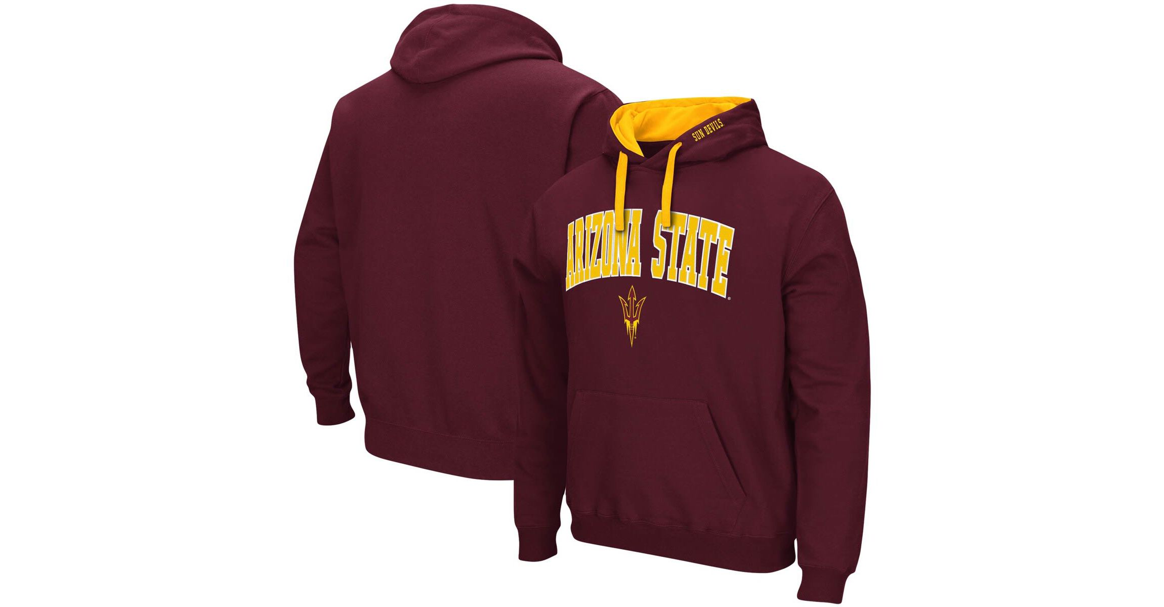 NCAA Arizona State Sun Devils Big & Tall Arch & Logo 2.0 Pullover Hoodie