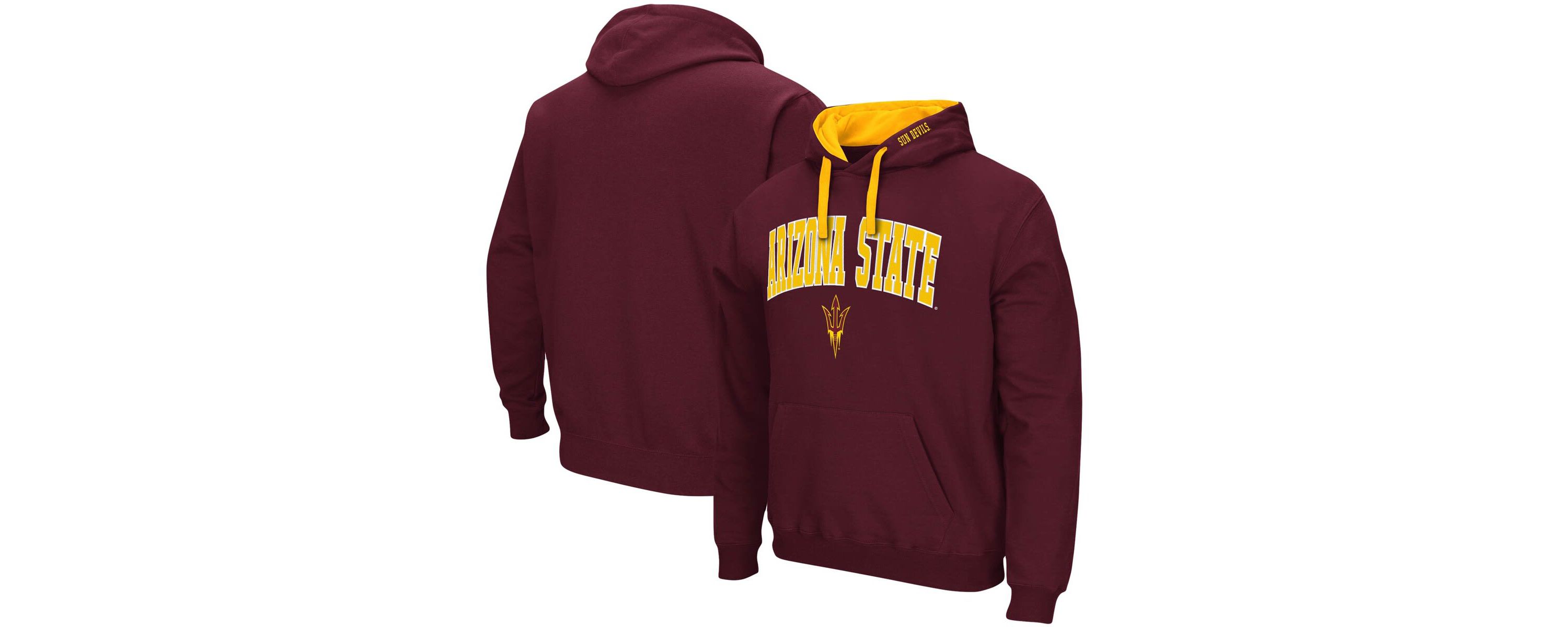 NCAA Arizona State Sun Devils Big & Tall Arch & Logo 2.0 Pullover Hoodie