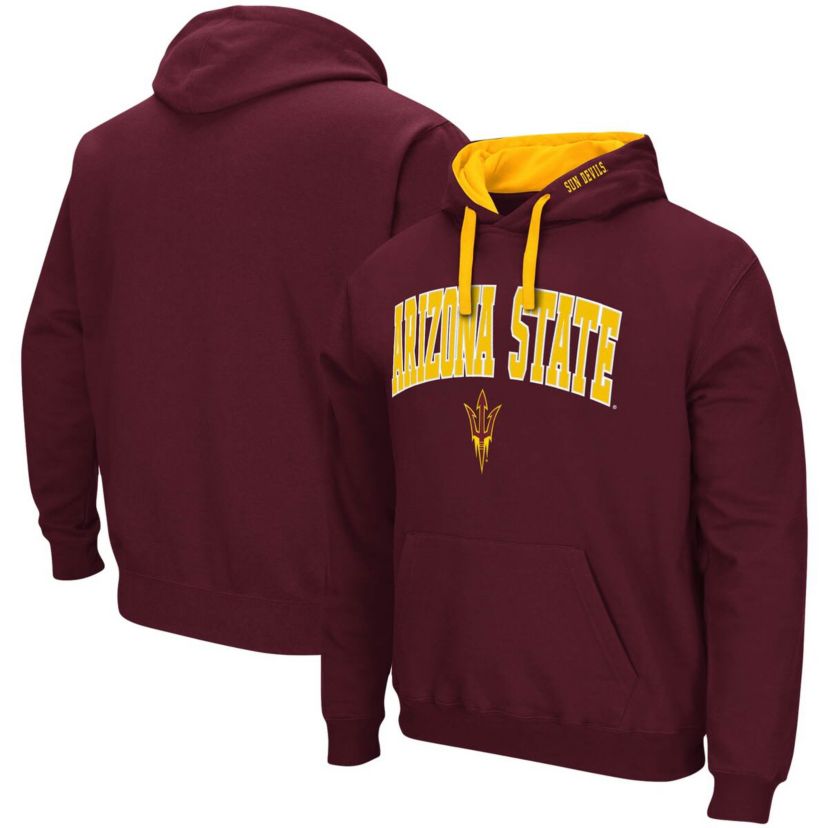 NCAA Arizona State Sun Devils Big & Tall Arch & Logo 2.0 Pullover Hoodie