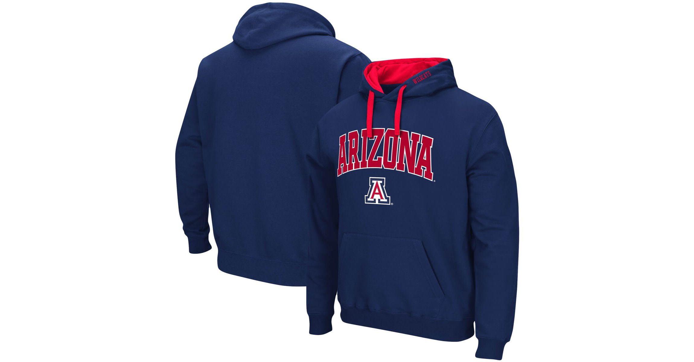 NCAA Arizona Wildcats Big & Tall Arch & Logo 2.0 Pullover Hoodie