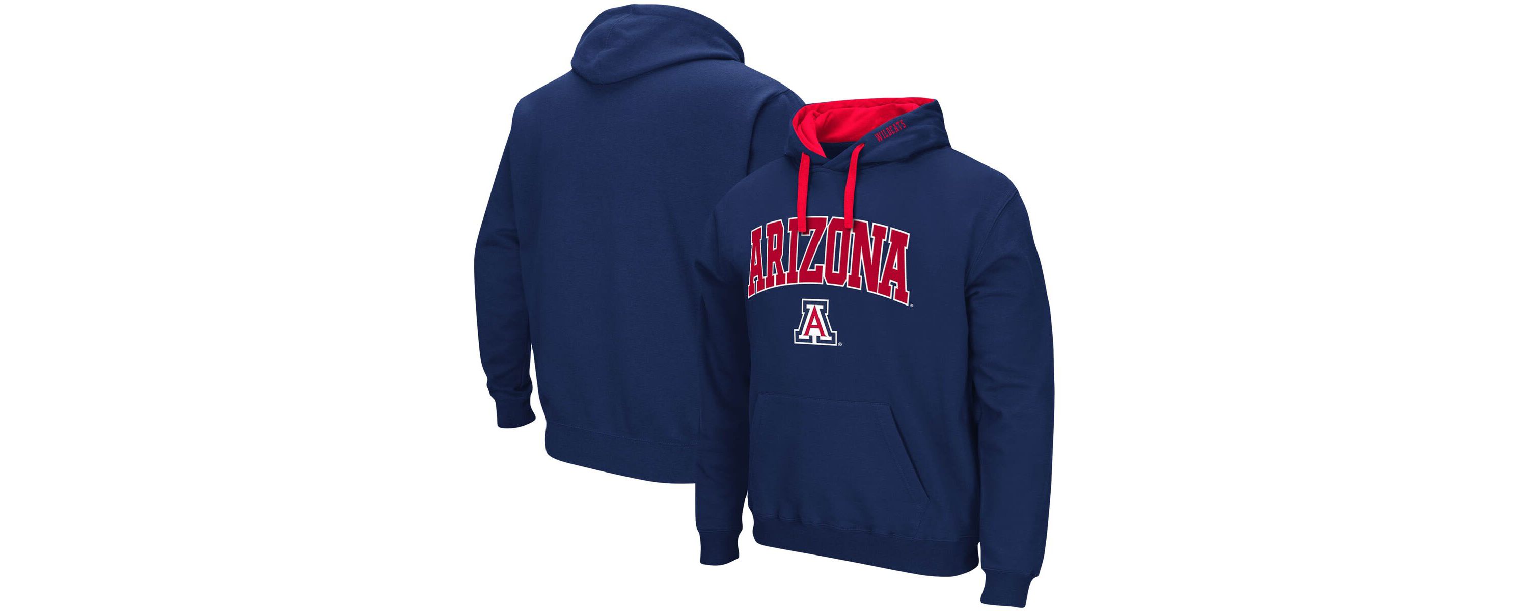 NCAA Arizona Wildcats Big & Tall Arch & Logo 2.0 Pullover Hoodie