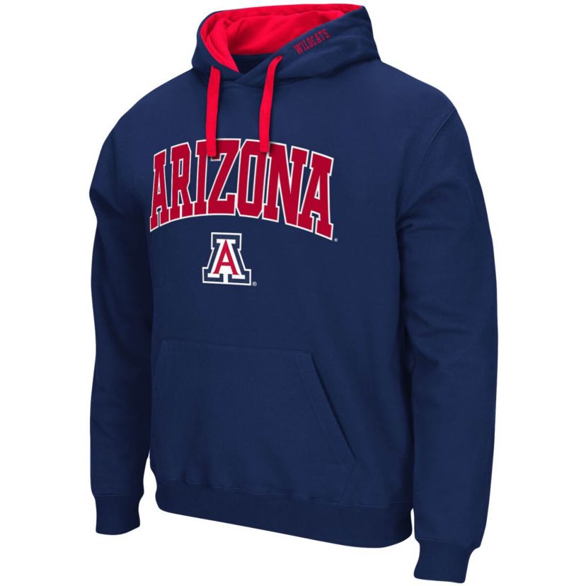 NCAA Arizona Wildcats Big & Tall Arch & Logo 2.0 Pullover Hoodie
