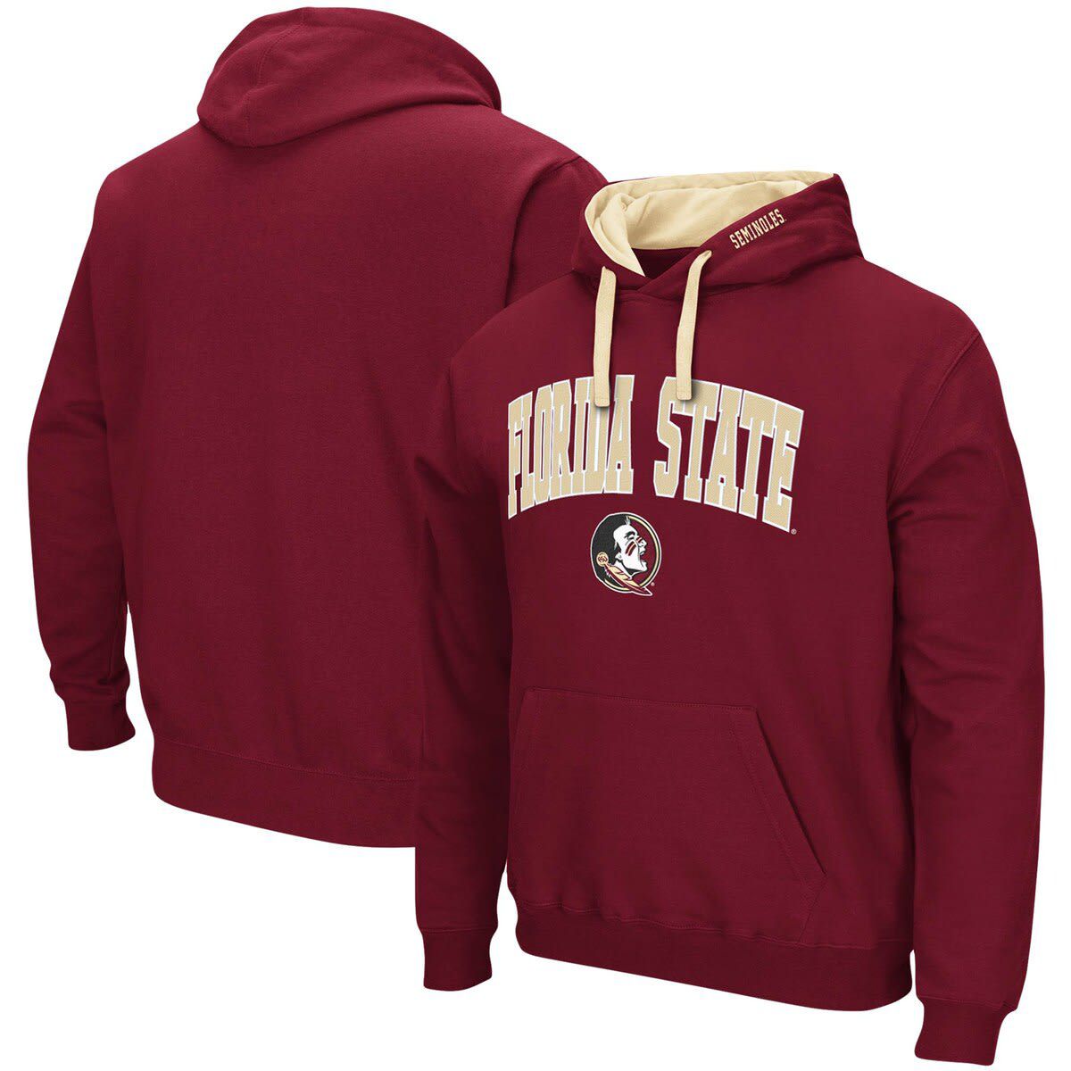 NCAA Florida State Seminoles Big & Tall Arch & Logo 2.0 Pullover Hoodie