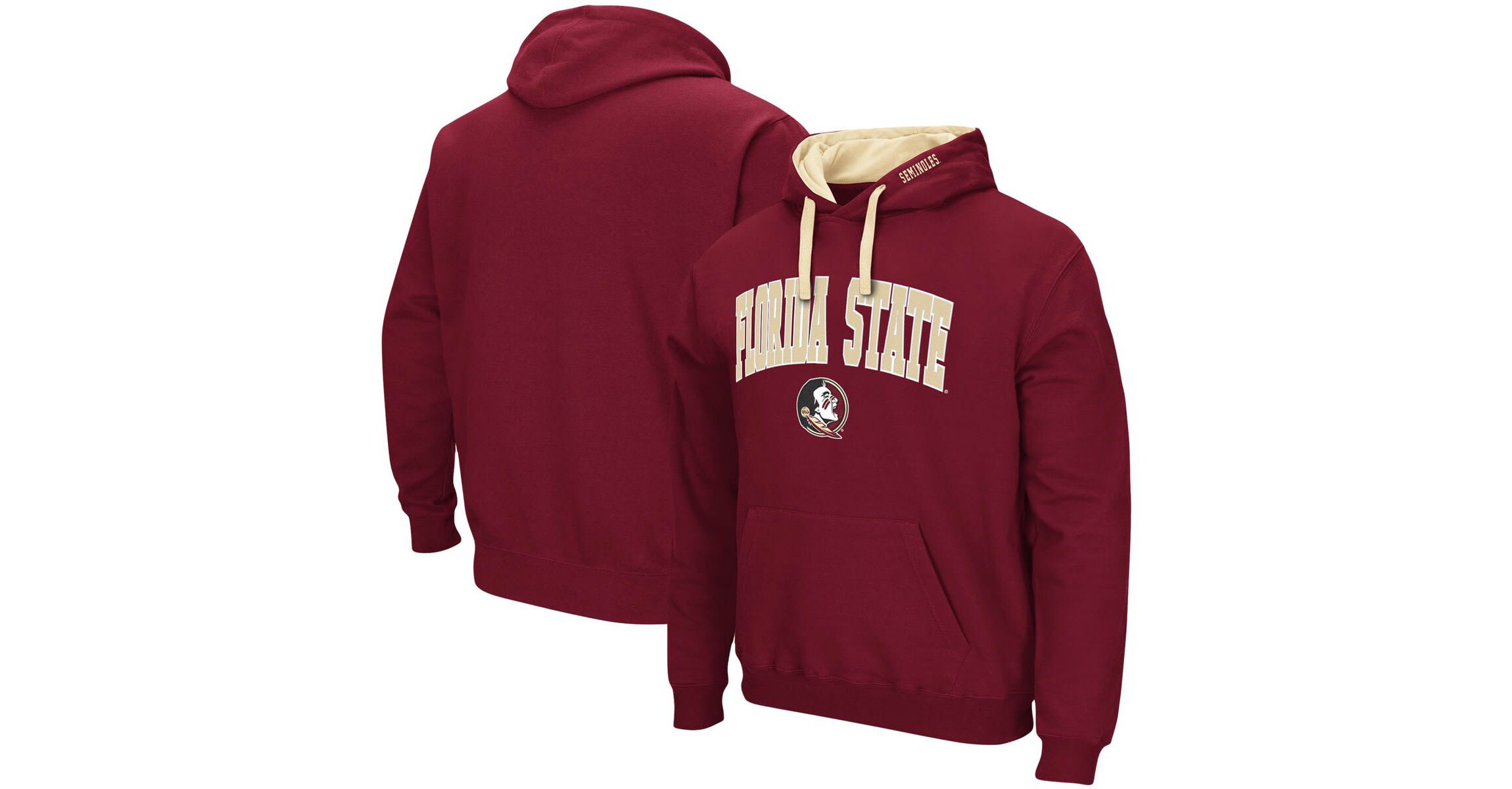 NCAA Florida State Seminoles Big & Tall Arch & Logo 2.0 Pullover Hoodie