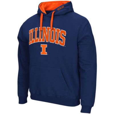 NCAA Illinois Fighting Illini Big & Tall Arch & Logo 2.0 Pullover Hoodie