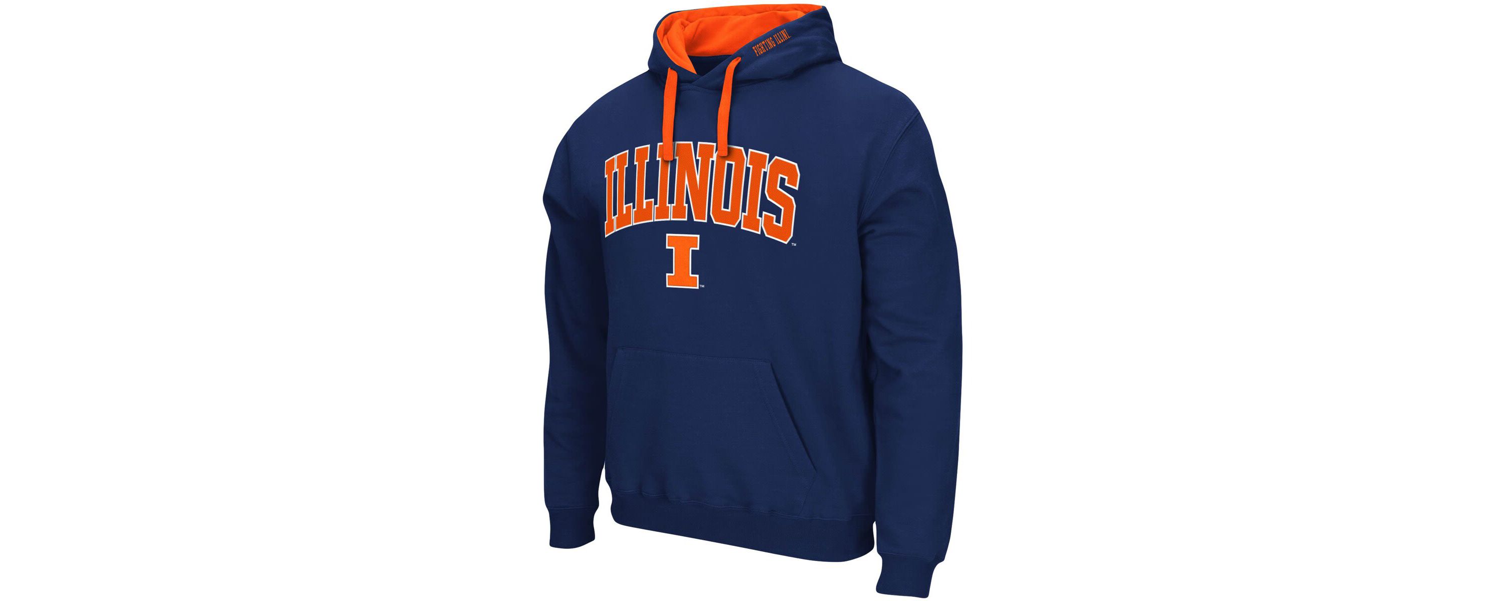 NCAA Illinois Fighting Illini Big & Tall Arch & Logo 2.0 Pullover Hoodie