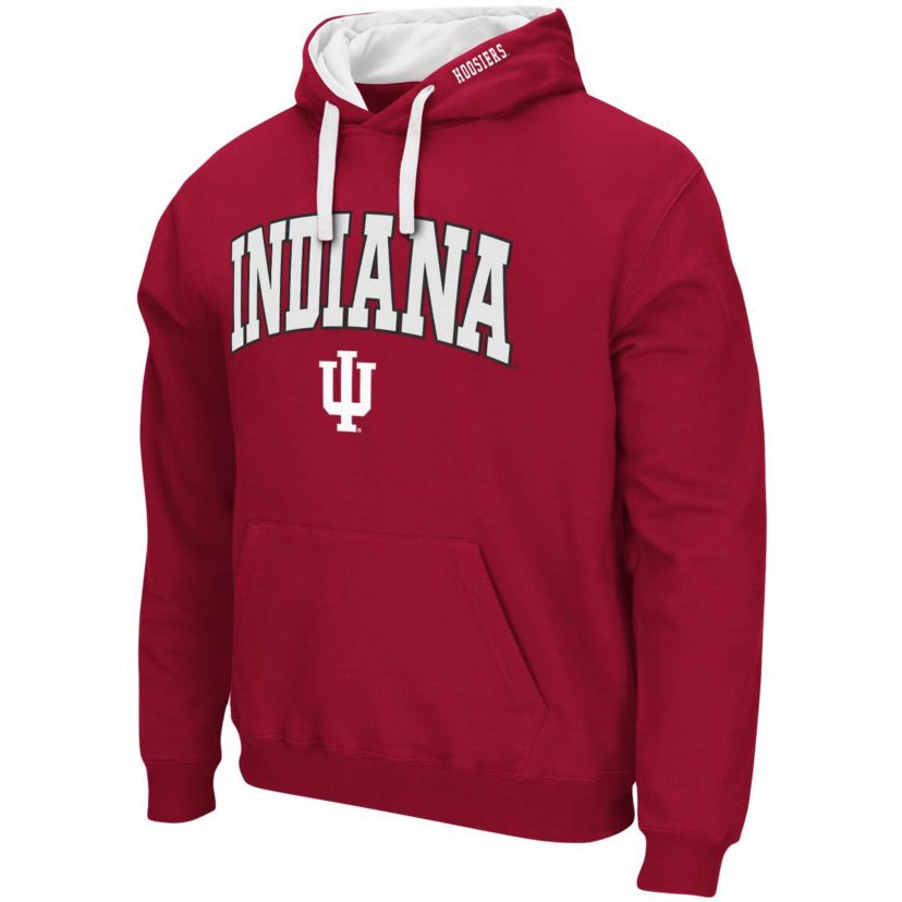 NCAA Indiana Hoosiers Big & Tall Arch & Logo 2.0 Pullover Hoodie