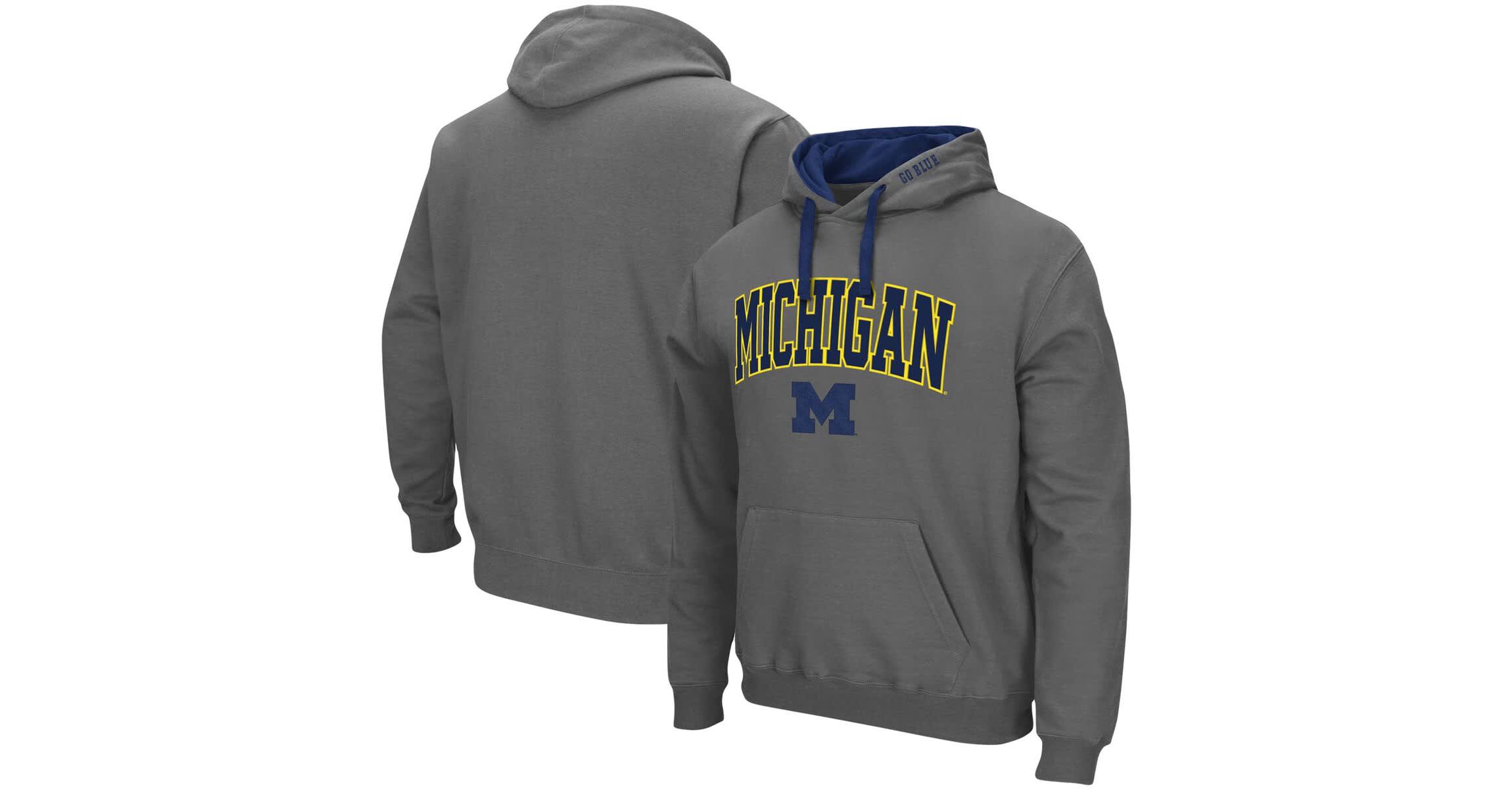 NCAA Michigan Wolverines Big & Tall Arch & Logo 2.0 Pullover Hoodie