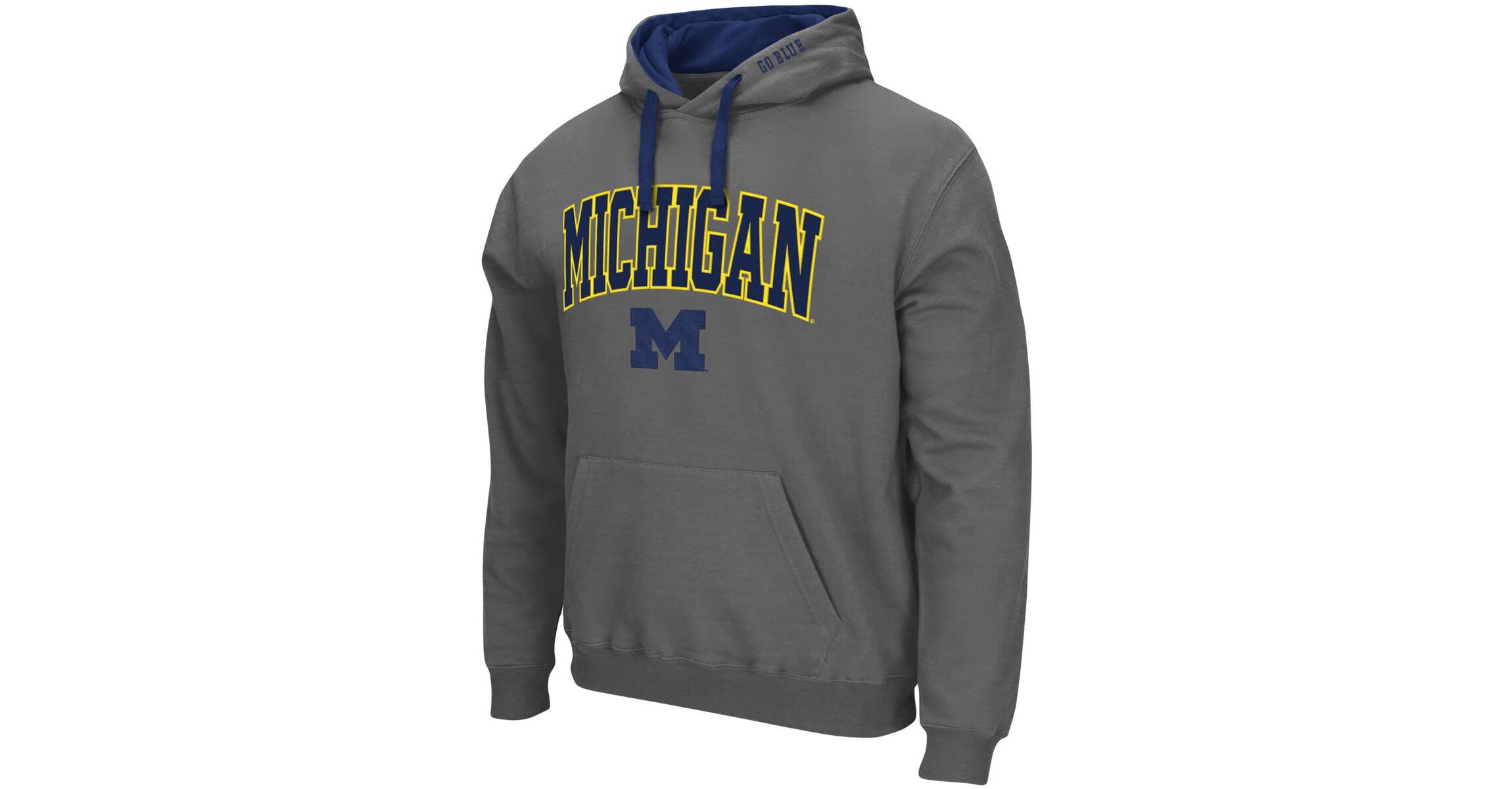 NCAA Michigan Wolverines Big & Tall Arch & Logo 2.0 Pullover Hoodie