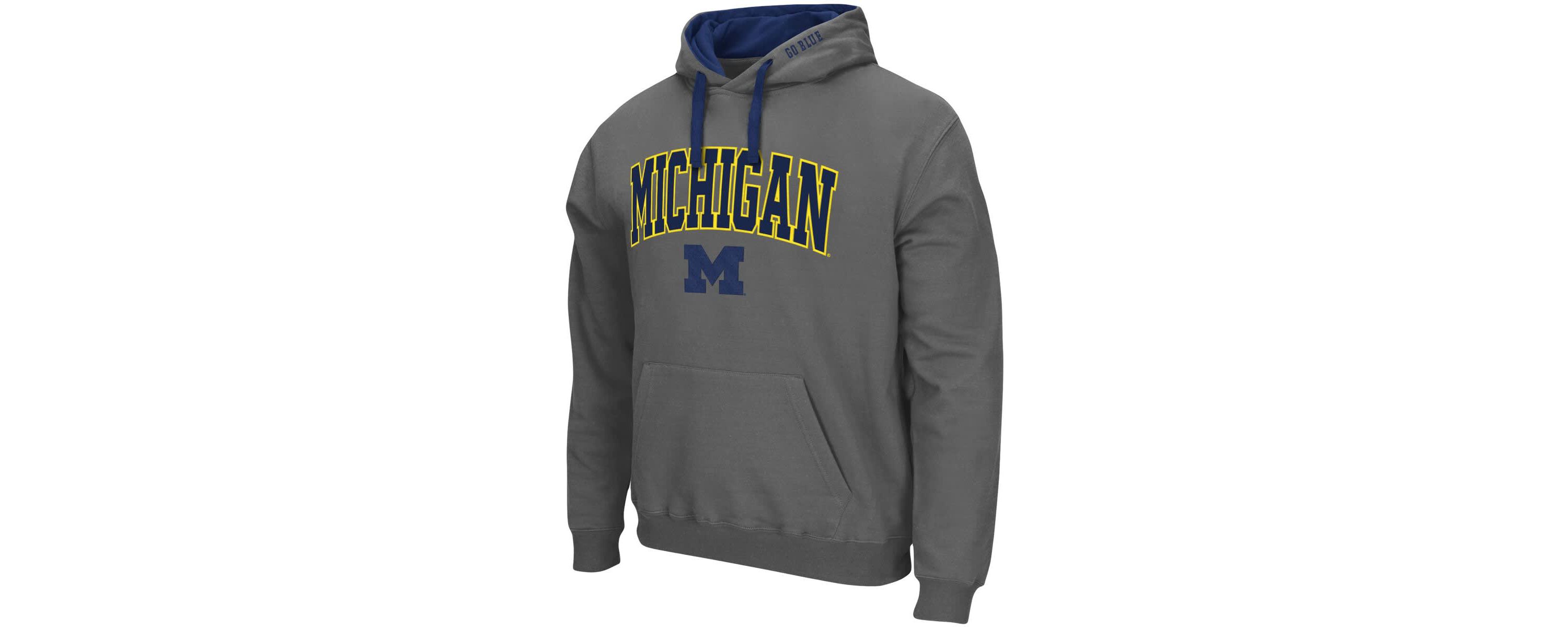 NCAA Michigan Wolverines Big & Tall Arch & Logo 2.0 Pullover Hoodie
