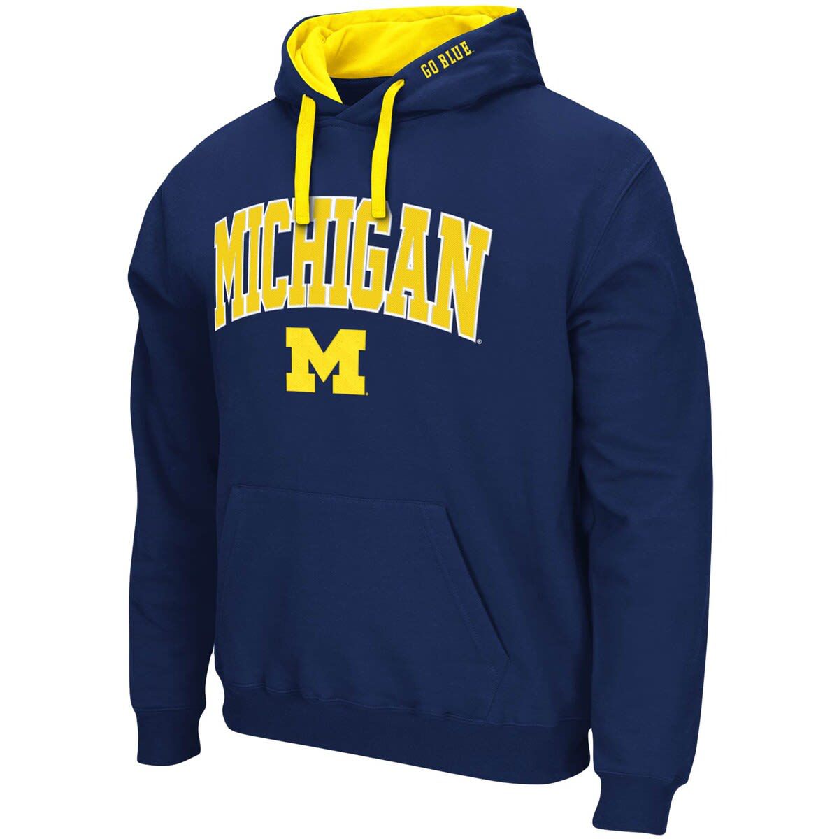NCAA Michigan Wolverines Big & Tall Arch & Logo 2.0 Pullover Hoodie