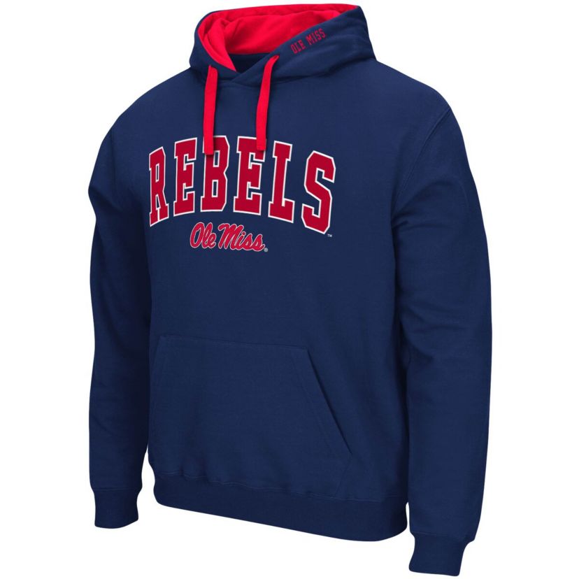 NCAA Ole Miss Rebels Big & Tall Arch & Logo 2.0 Pullover Hoodie