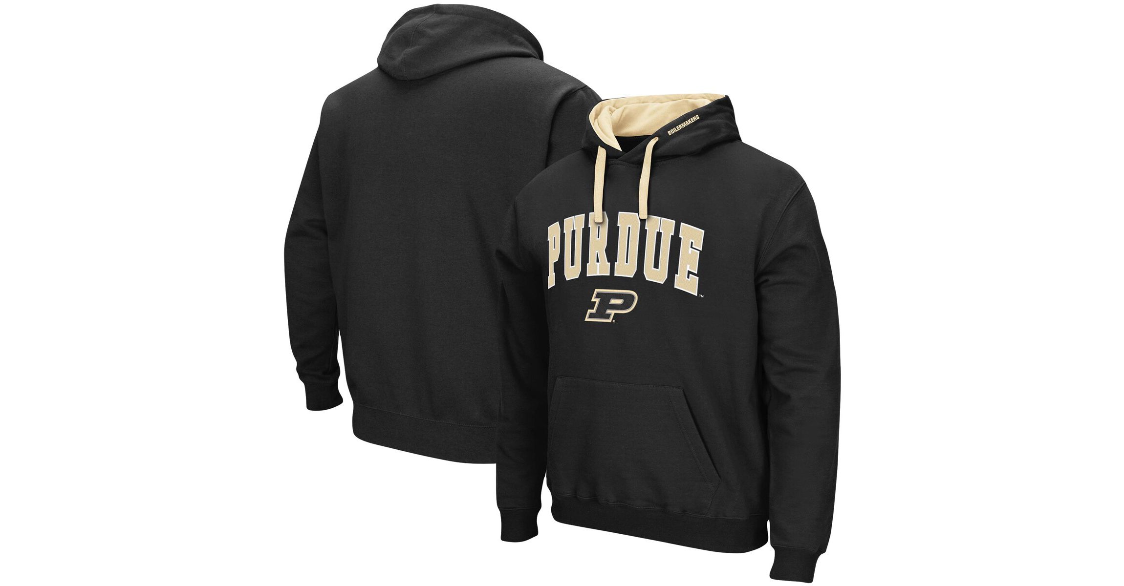 NCAA Purdue Boilermakers Big & Tall Arch & Logo 2.0 Pullover Hoodie
