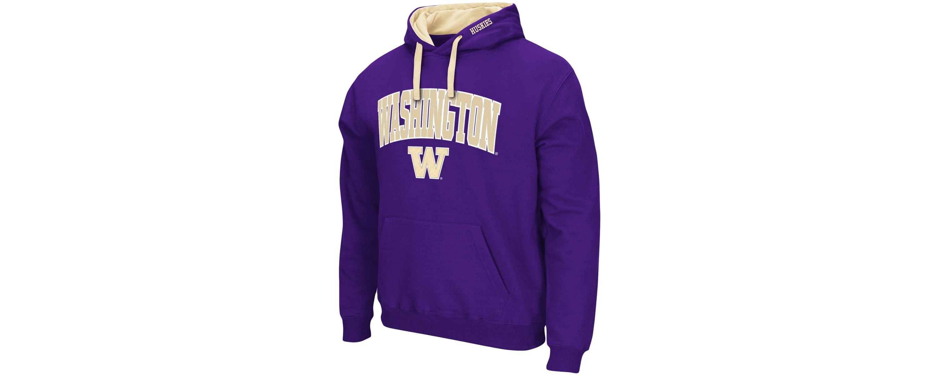 NCAA Washington Huskies Big & Tall Arch & Logo 2.0 Pullover Hoodie