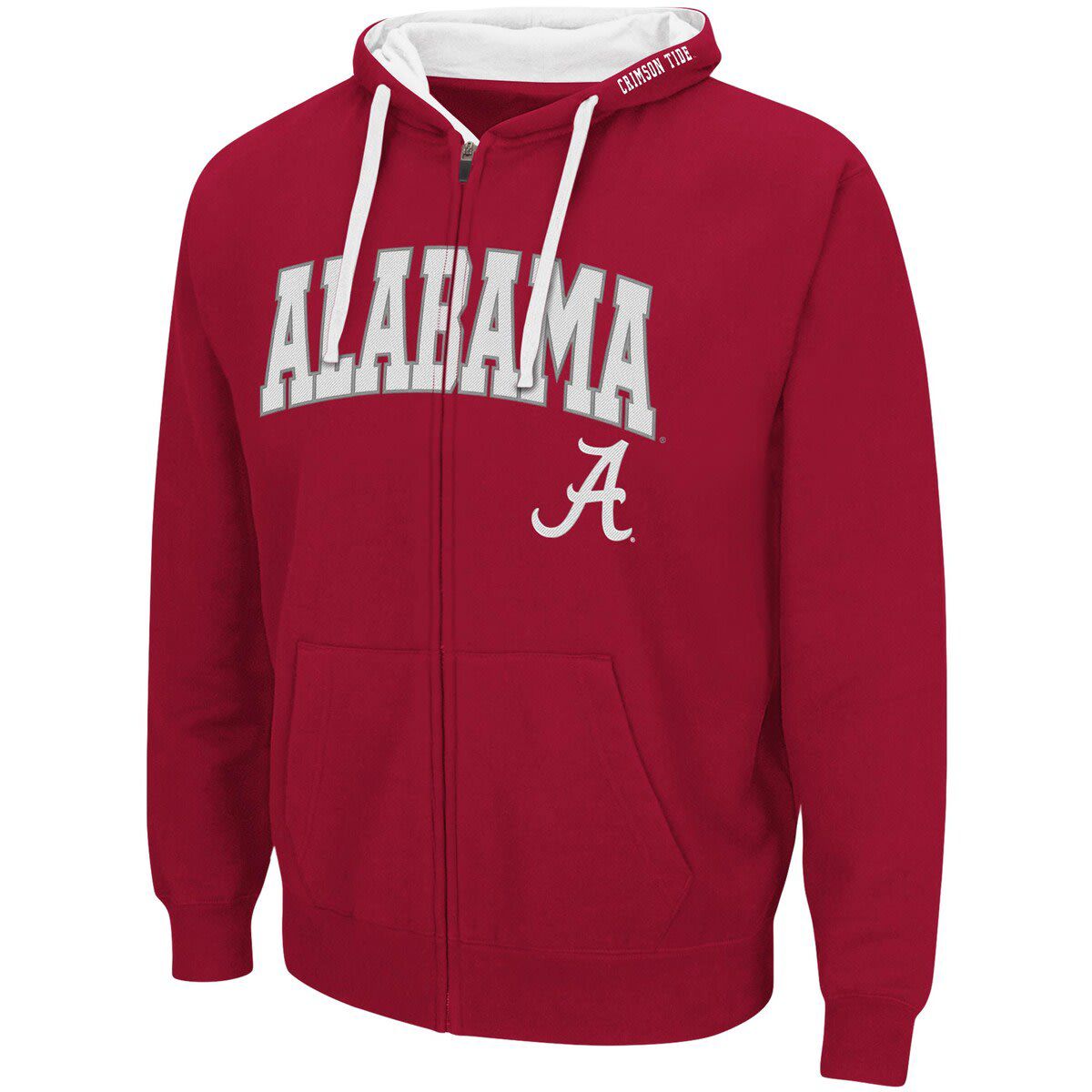 Alabama Crimson Tide NCAA Alabama Tide Big & Tall Full-Zip Hoodie