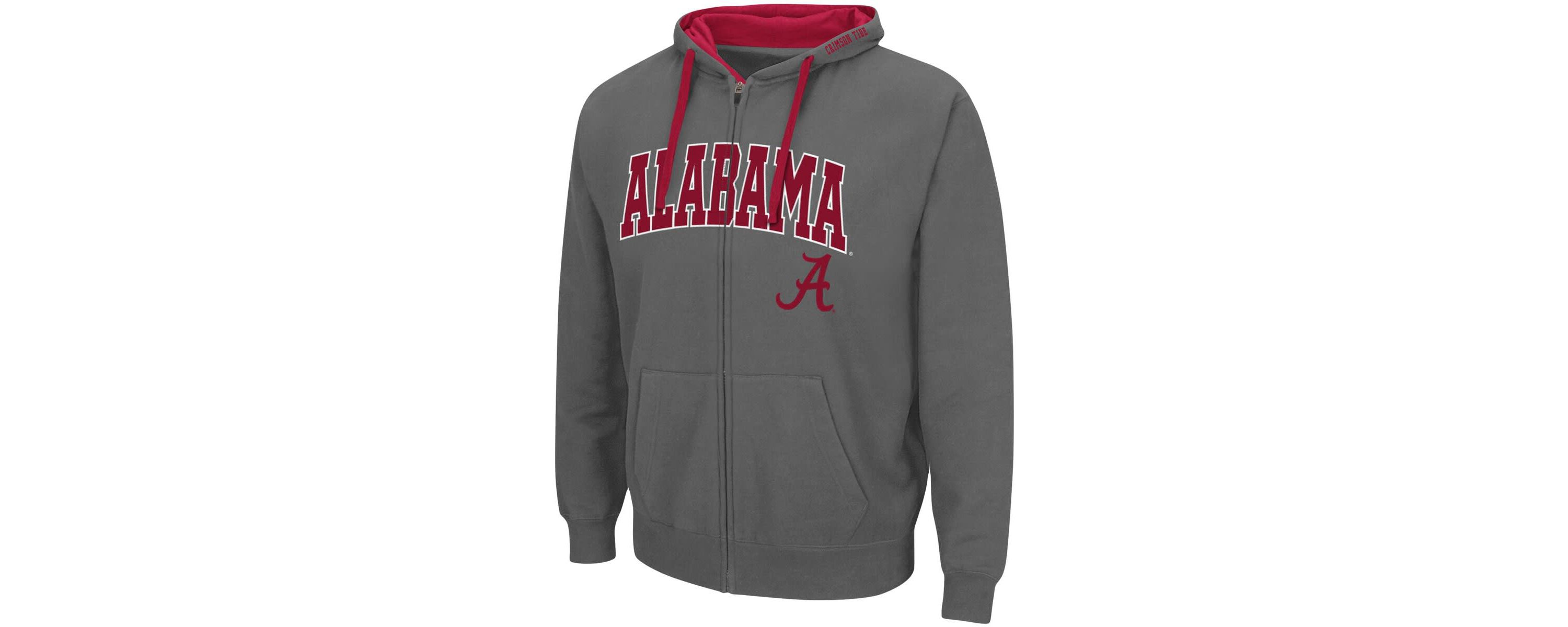 Alabama Crimson Tide NCAA Alabama Tide Big & Tall Full-Zip Hoodie