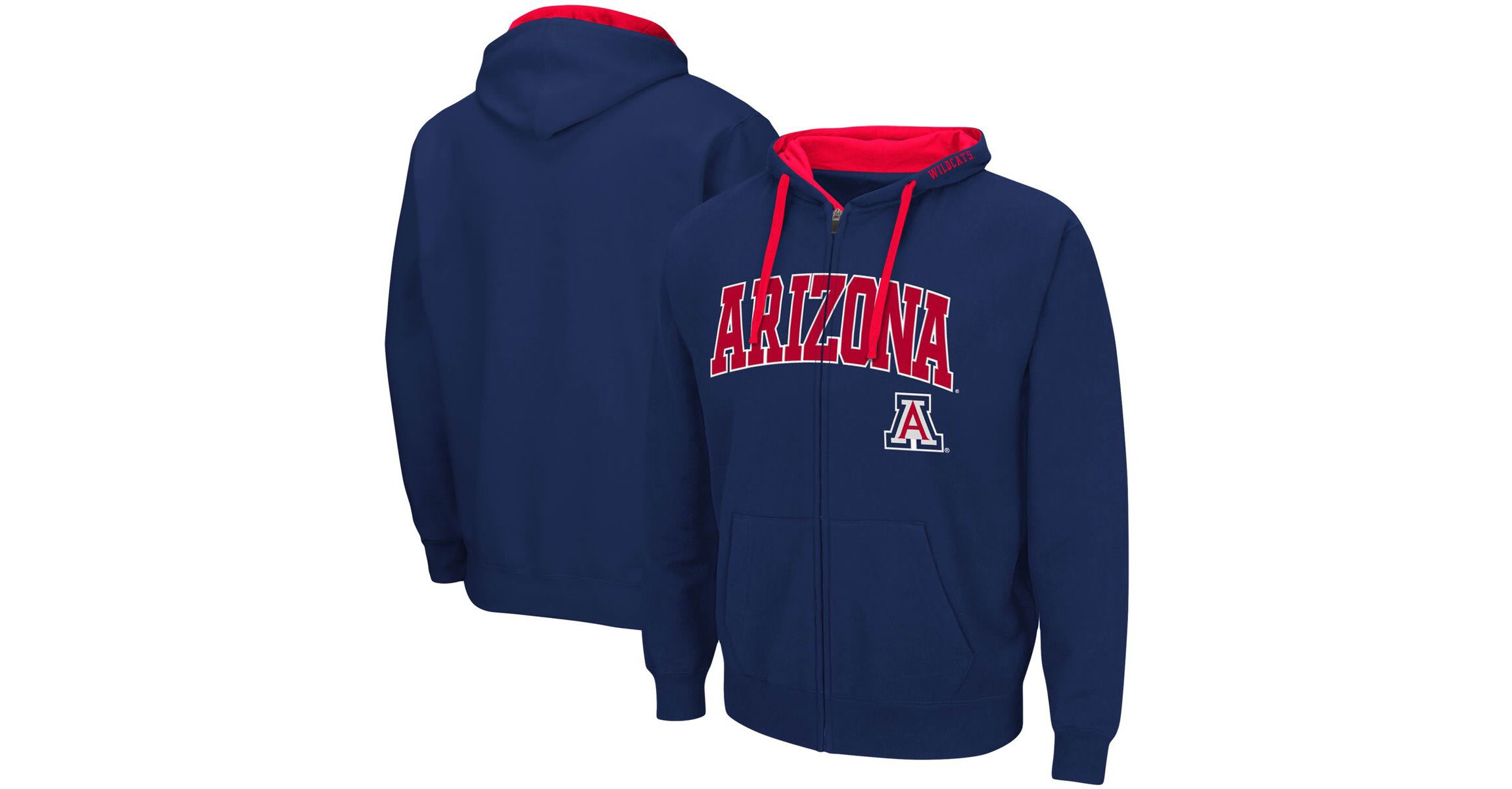 NCAA Arizona Wildcats Big & Tall Full-Zip Hoodie