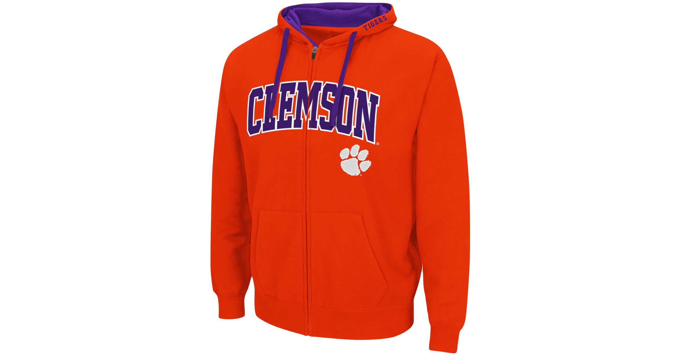 NCAA Clemson Tigers Big & Tall Full-Zip Hoodie