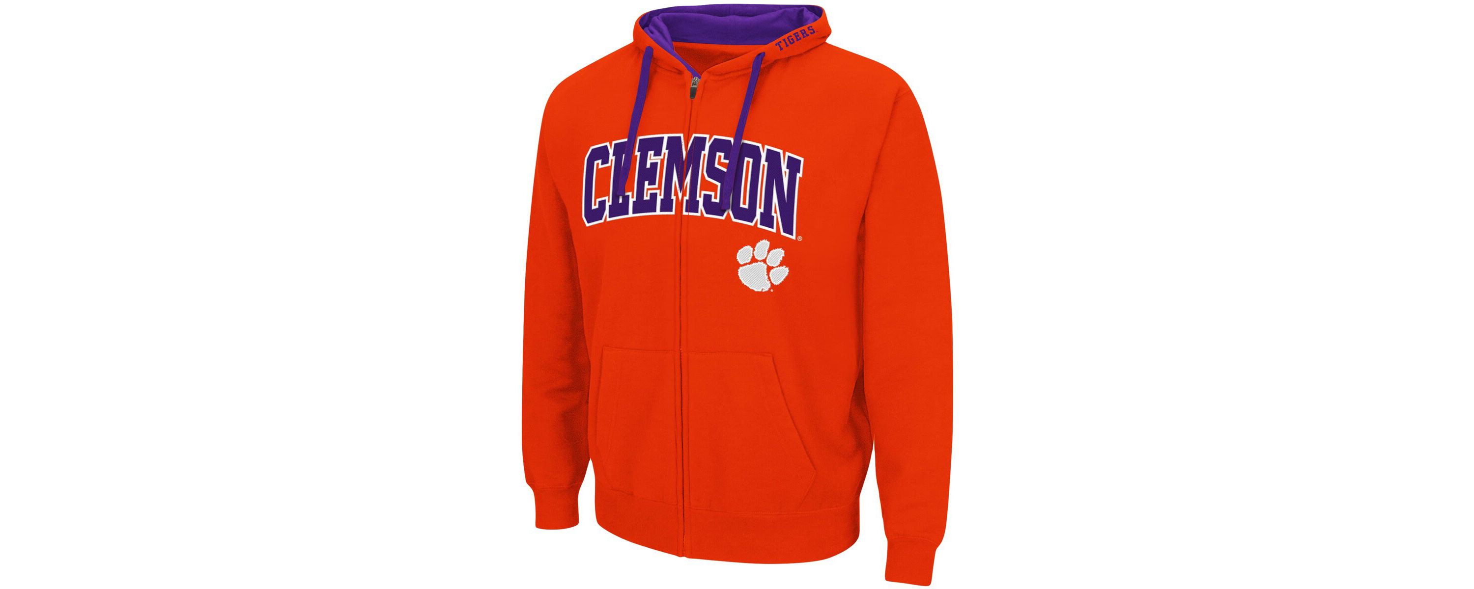 NCAA Clemson Tigers Big & Tall Full-Zip Hoodie