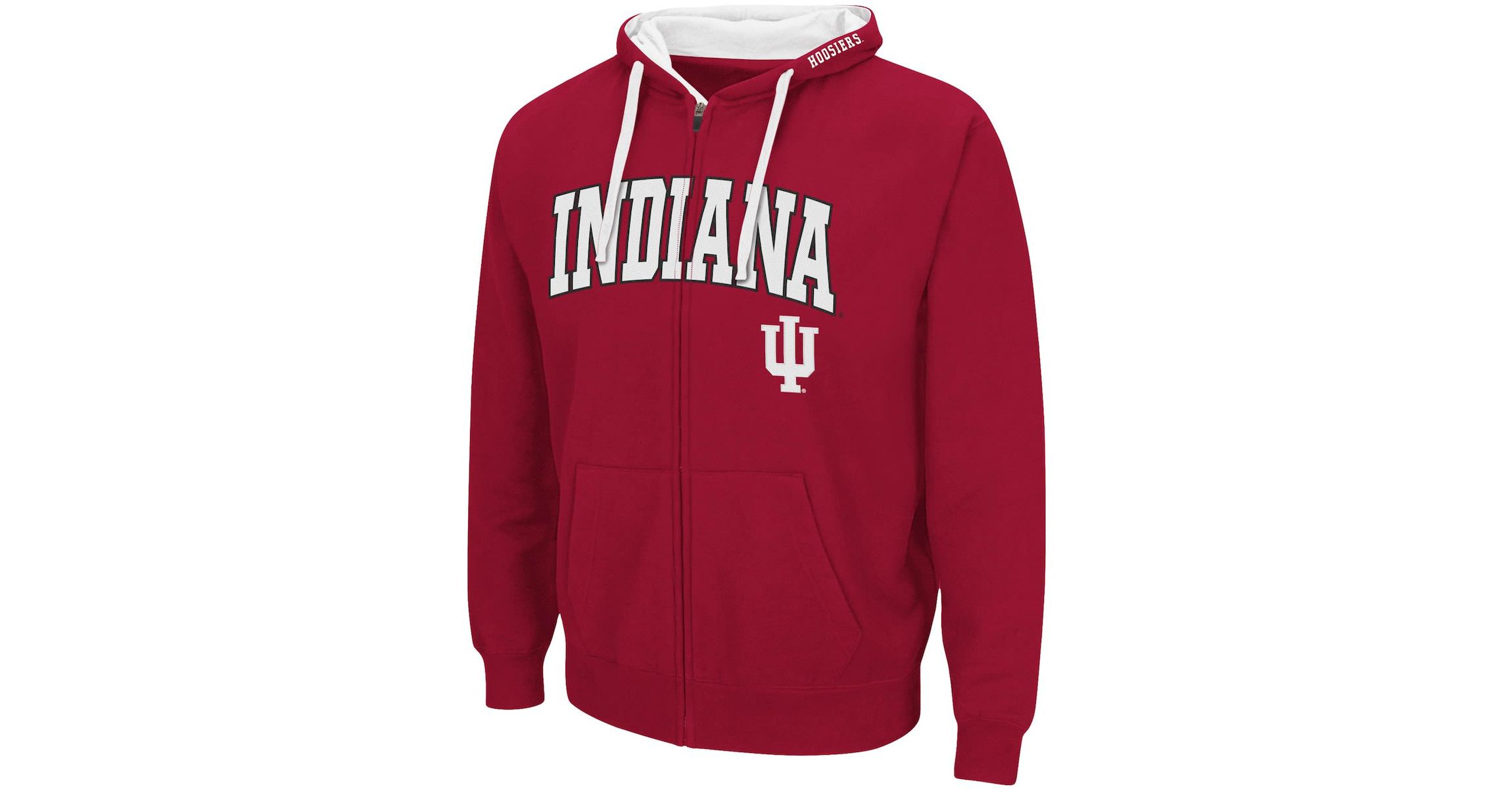 NCAA Indiana Hoosiers Big & Tall Full-Zip Hoodie