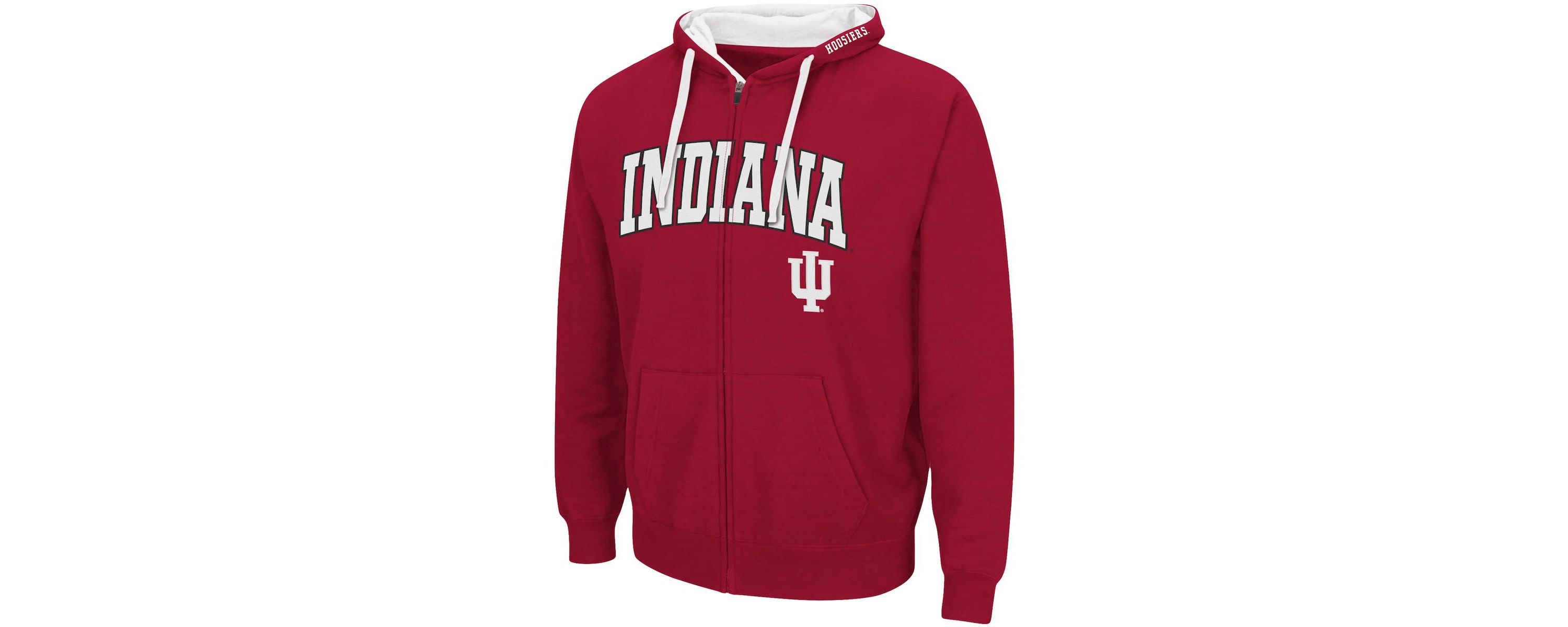 NCAA Indiana Hoosiers Big & Tall Full-Zip Hoodie