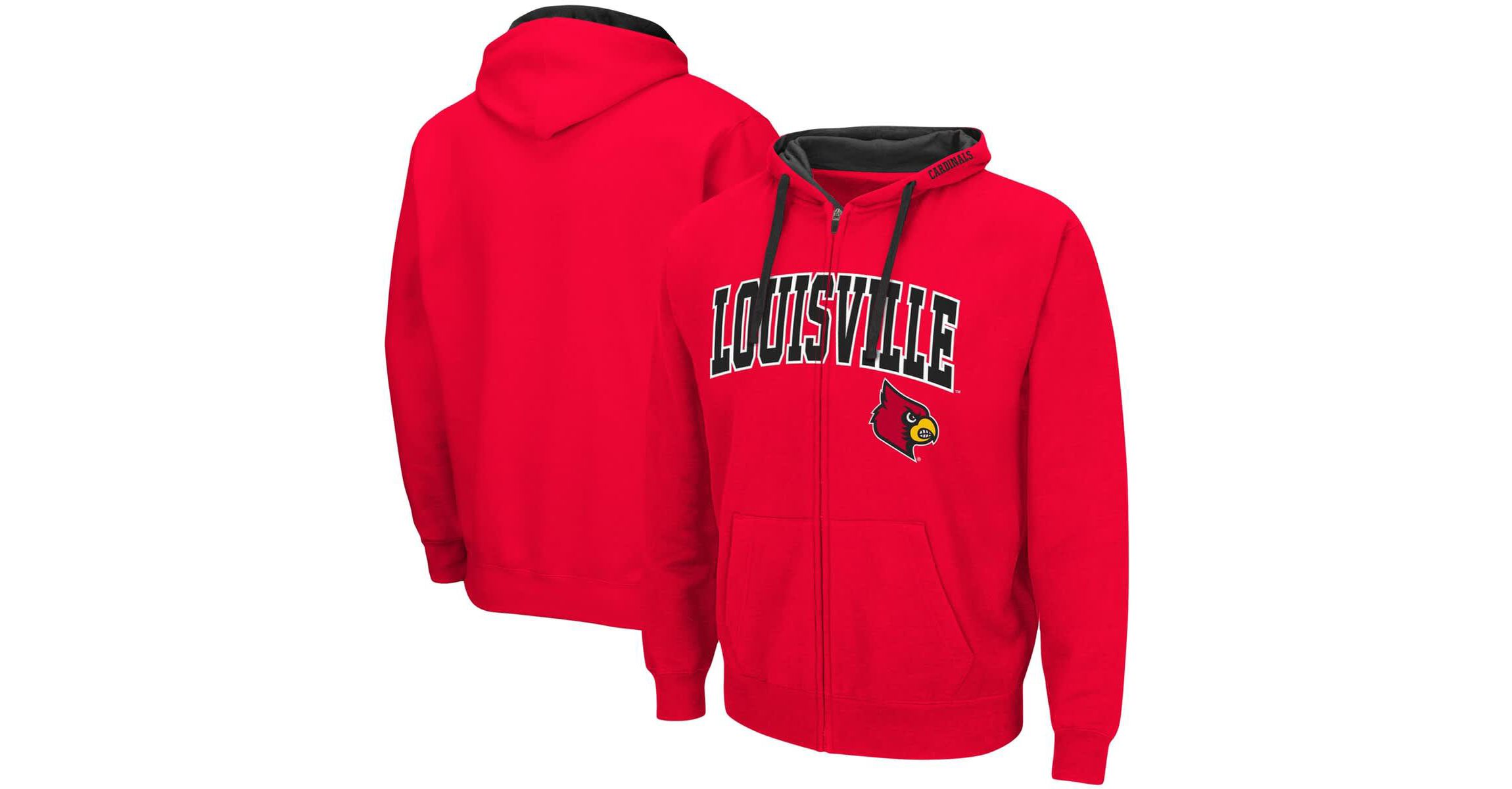NCAA Louisville Cardinals Big & Tall Full-Zip Hoodie