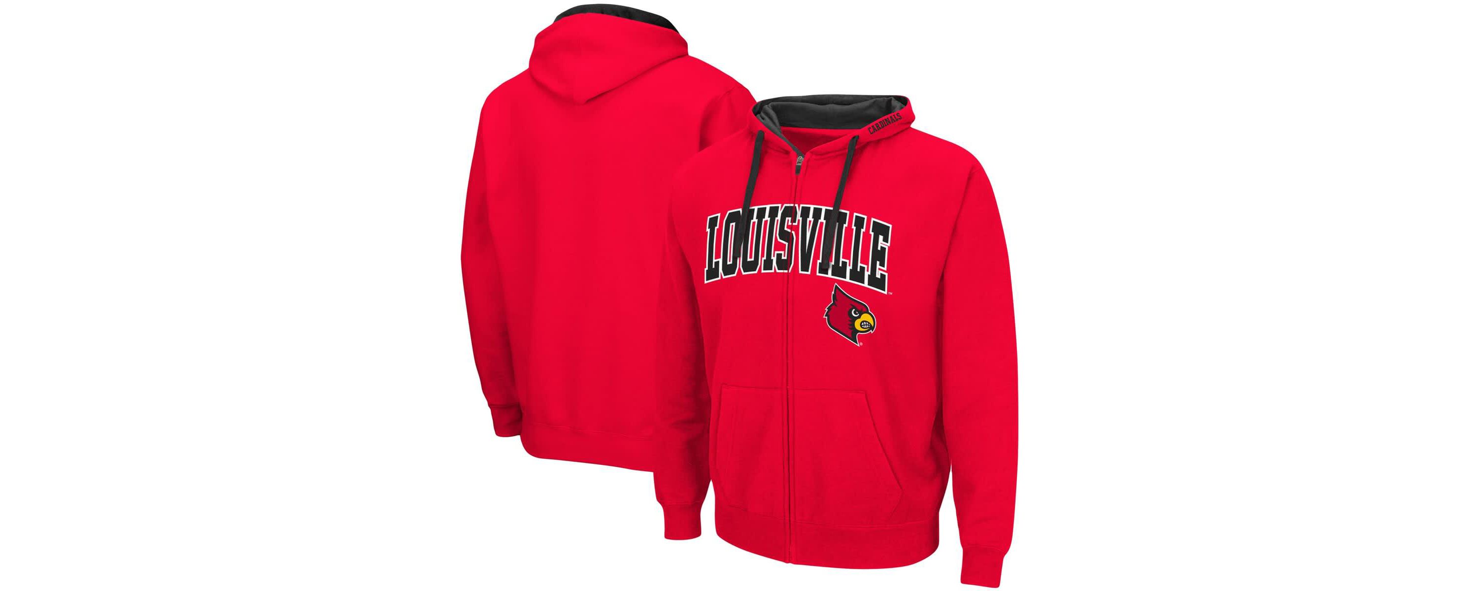 NCAA Louisville Cardinals Big & Tall Full-Zip Hoodie