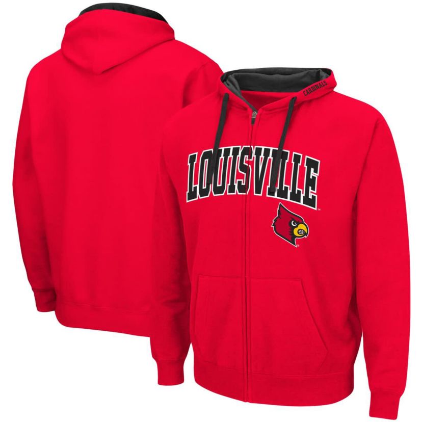NCAA Louisville Cardinals Big & Tall Full-Zip Hoodie
