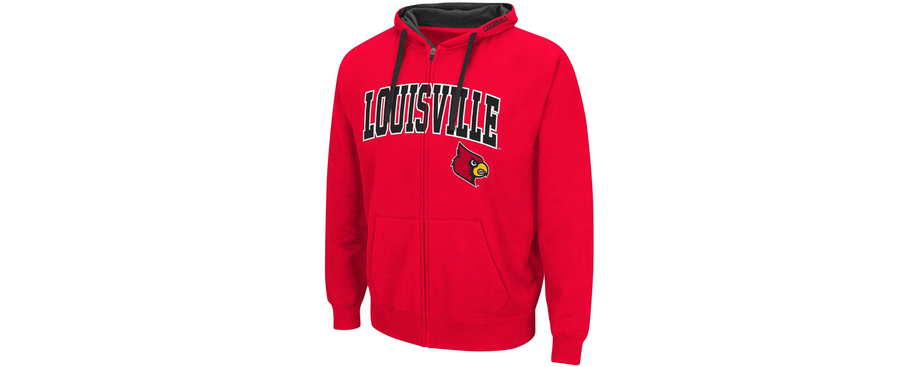 NCAA Louisville Cardinals Big & Tall Full-Zip Hoodie