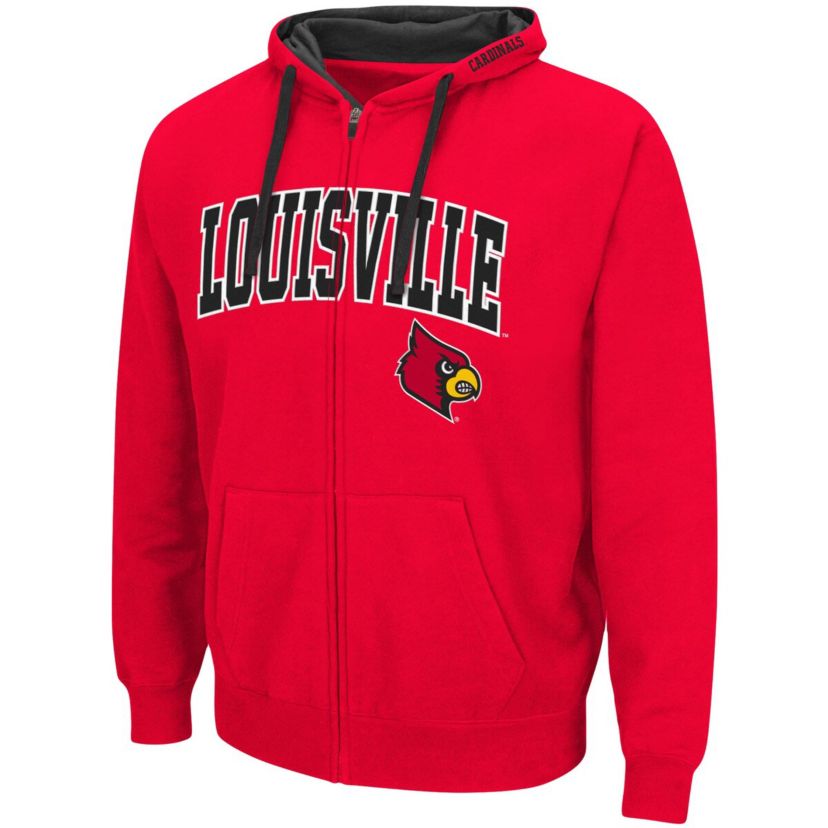 NCAA Louisville Cardinals Big & Tall Full-Zip Hoodie