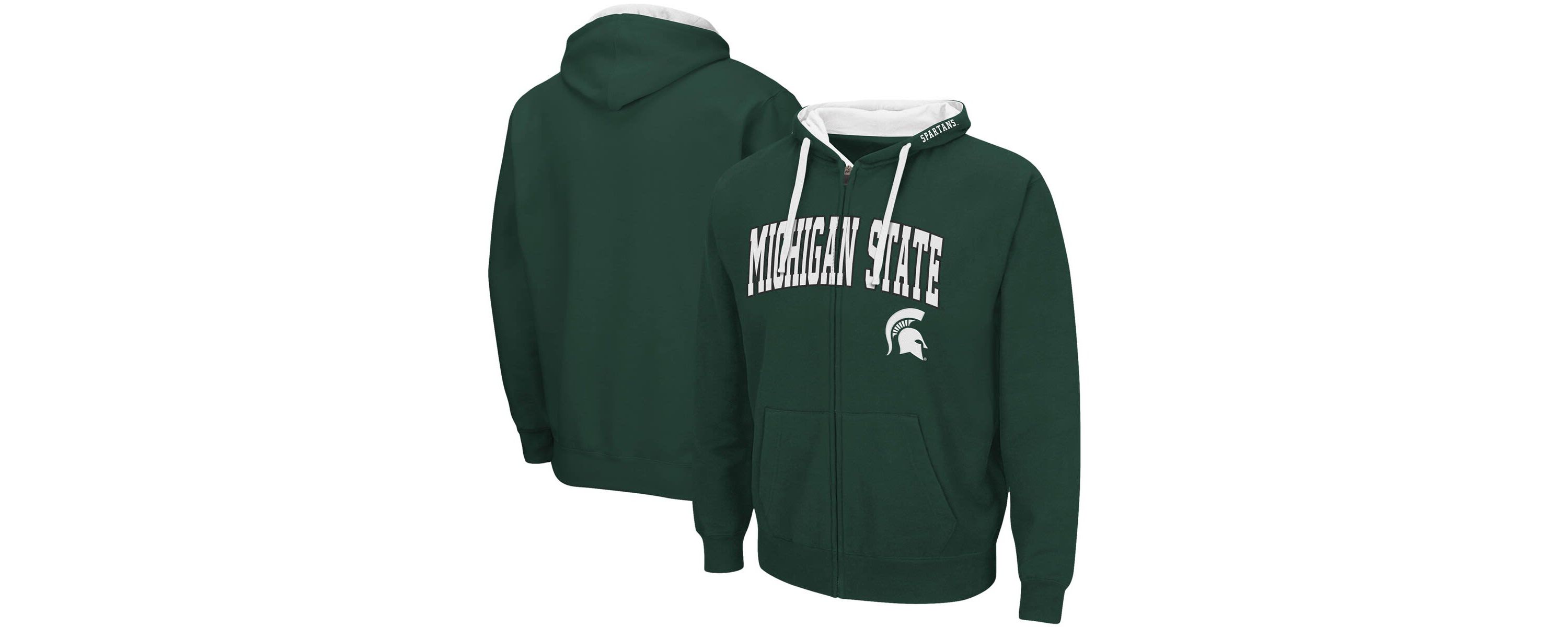 NCAA Michigan State Spartans Big & Tall Full-Zip Hoodie