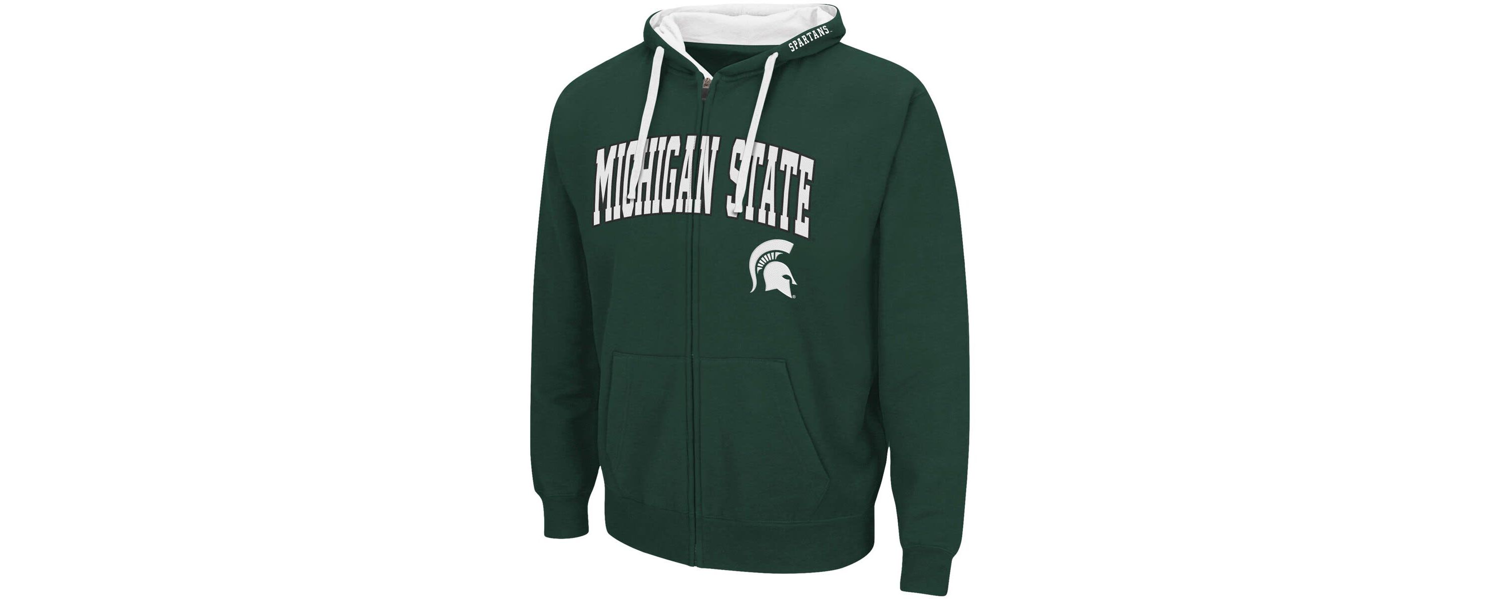 NCAA Michigan State Spartans Big & Tall Full-Zip Hoodie