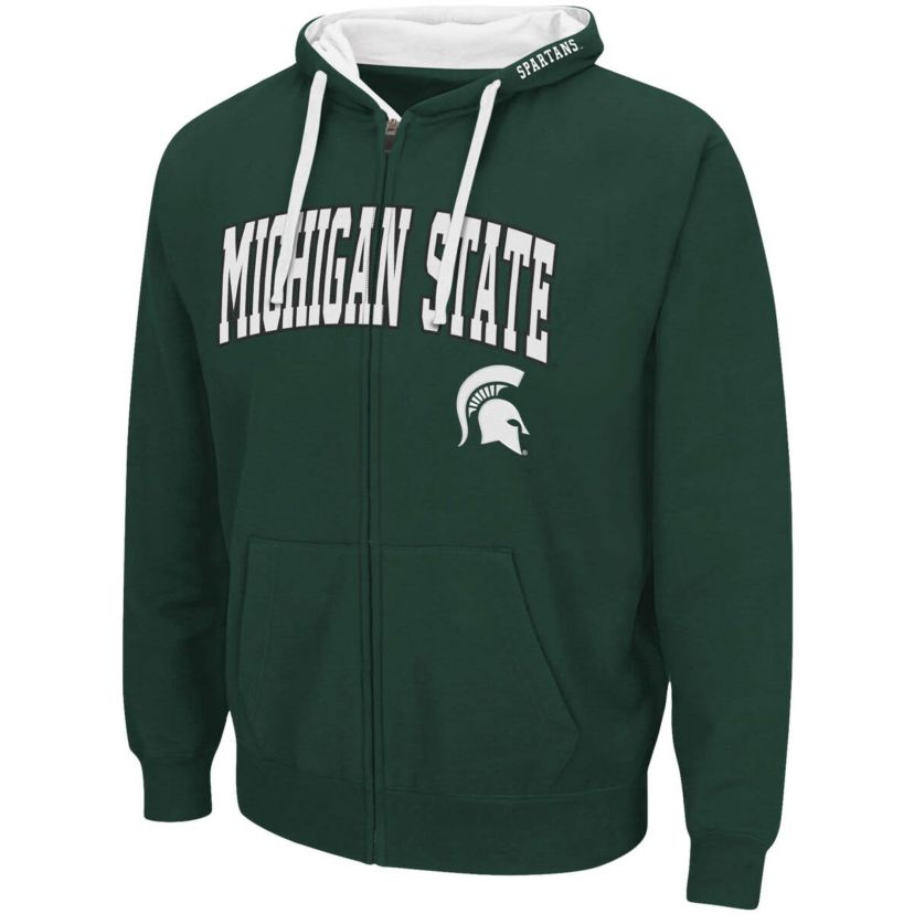 NCAA Michigan State Spartans Big & Tall Full-Zip Hoodie