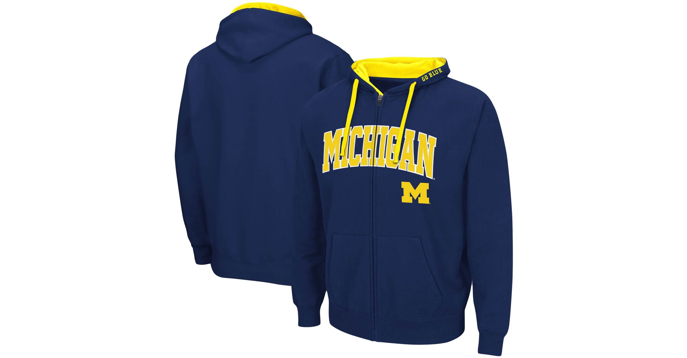 NCAA Michigan Wolverines Big & Tall Full-Zip Hoodie