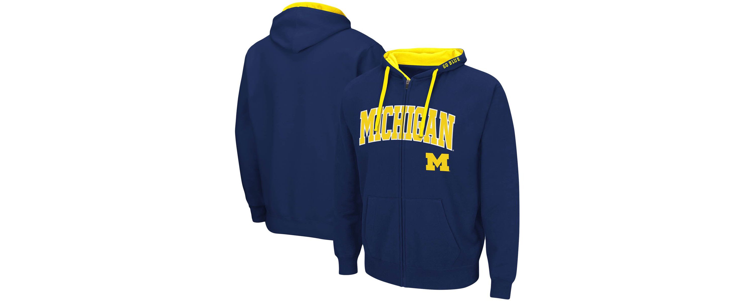 NCAA Michigan Wolverines Big & Tall Full-Zip Hoodie