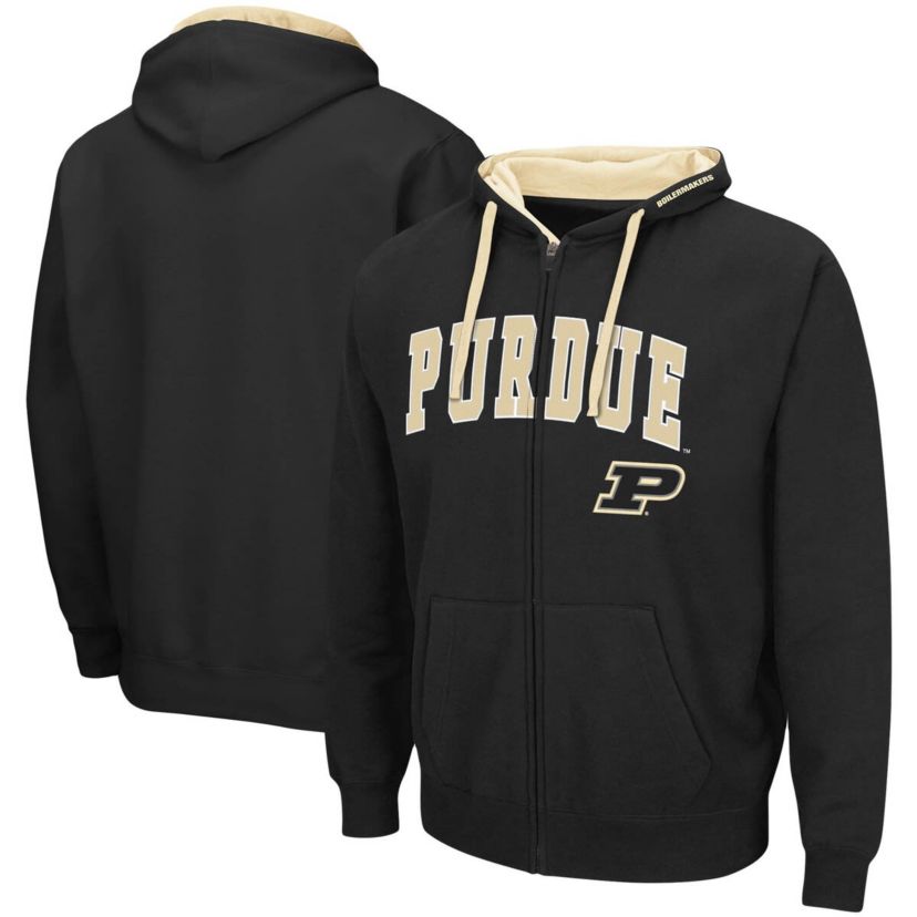 NCAA Purdue Boilermakers Big & Tall Full-Zip Hoodie