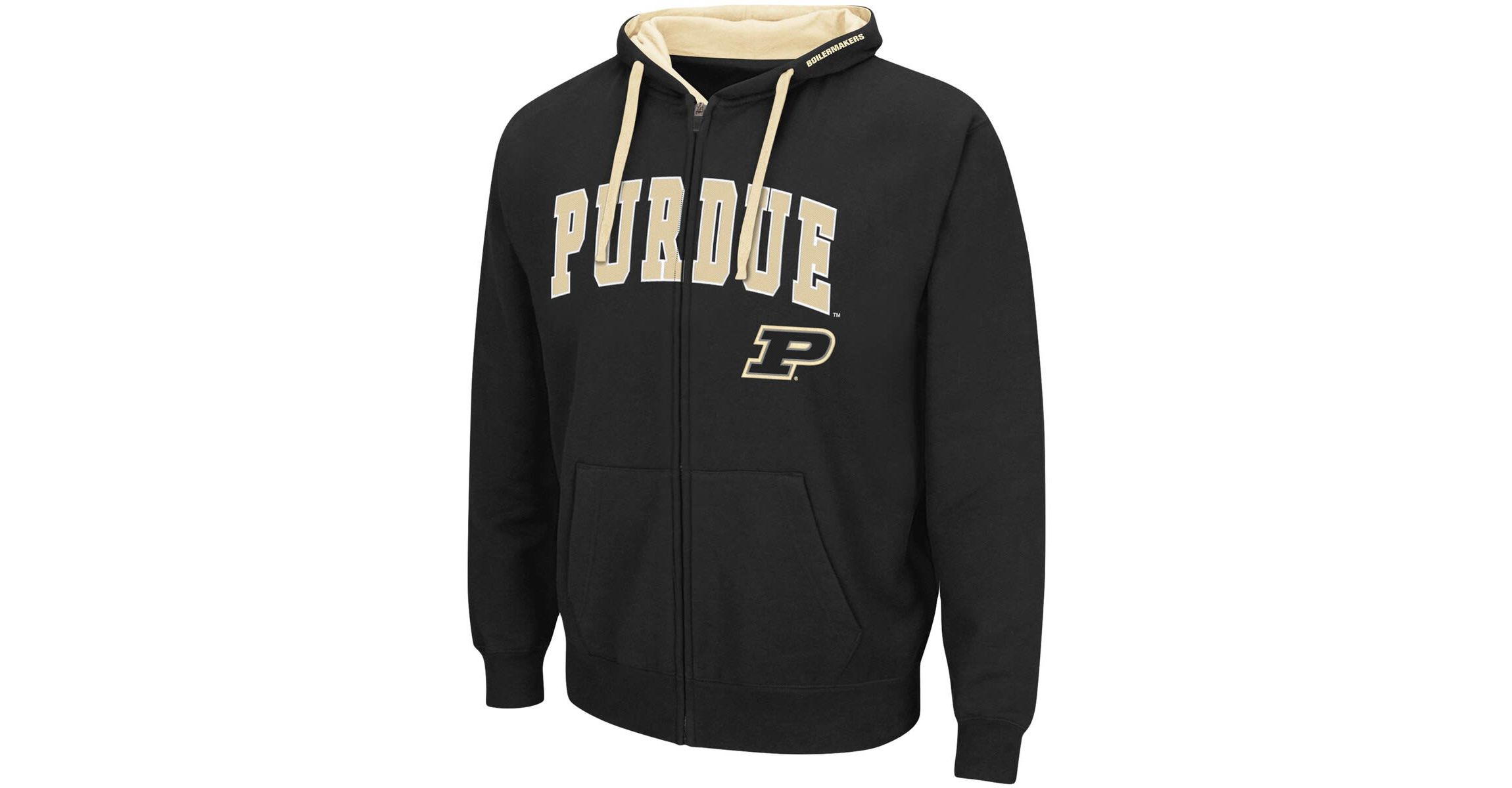 NCAA Purdue Boilermakers Big & Tall Full-Zip Hoodie