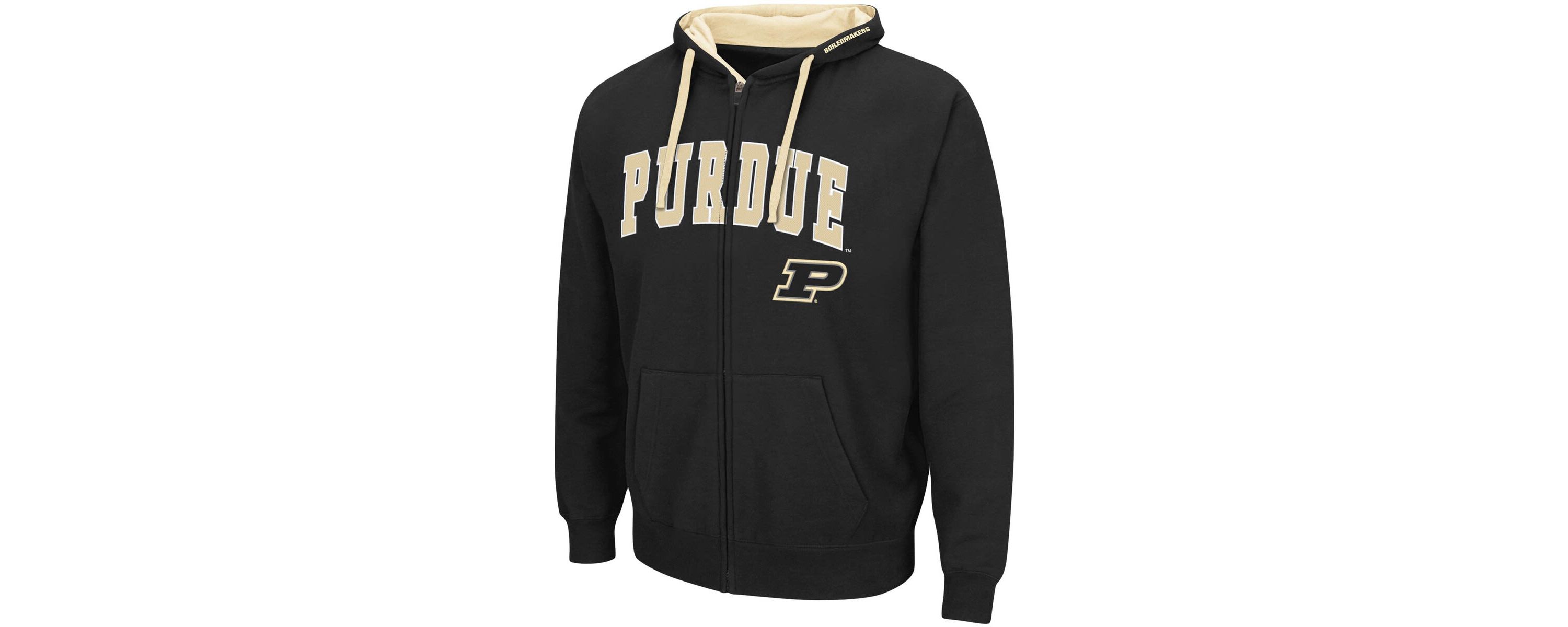 NCAA Purdue Boilermakers Big & Tall Full-Zip Hoodie