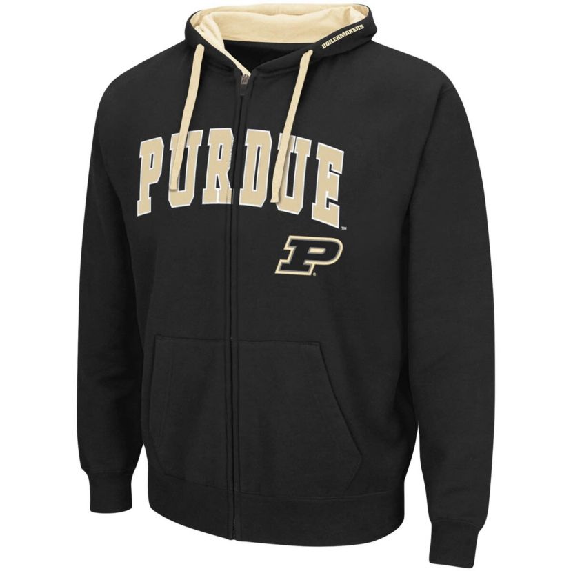 NCAA Purdue Boilermakers Big & Tall Full-Zip Hoodie