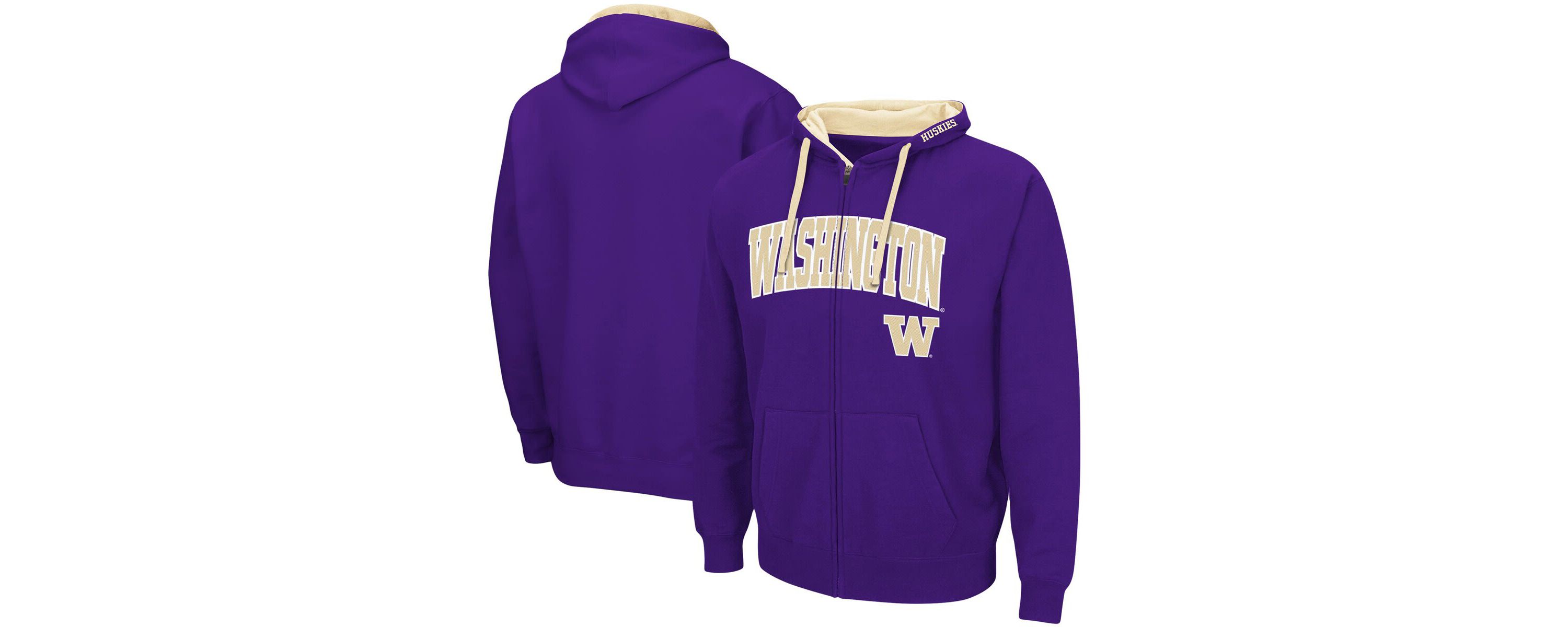 NCAA Washington Huskies Big & Tall Full-Zip Hoodie