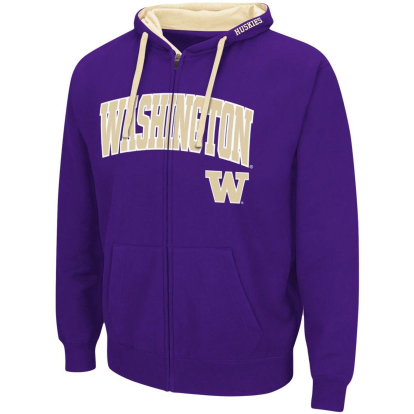 NCAA Washington Huskies Big & Tall Full-Zip Hoodie